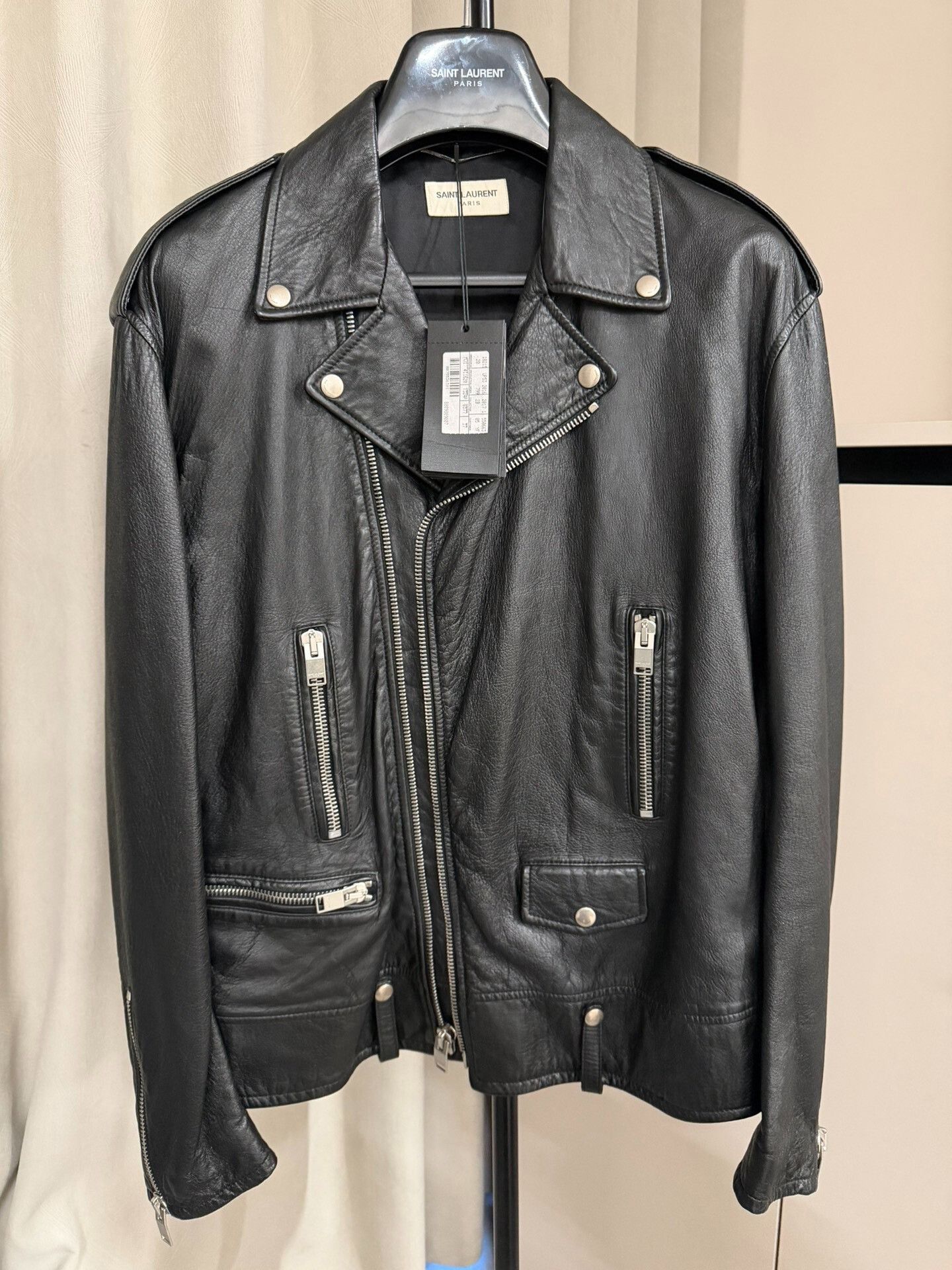 Saint Laurent Paris Saint Laurent Paris Leather Jacket Size US M / EU 48-50 / 2 - 3 Thumbnail