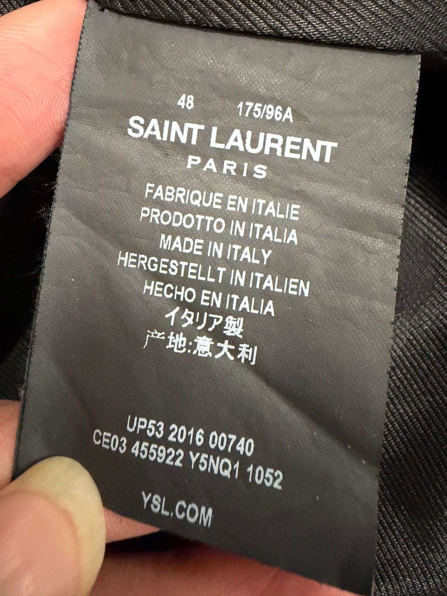 Saint Laurent Paris Saint Laurent Paris Leather Jacket Size US M / EU 48-50 / 2 - 6 Thumbnail