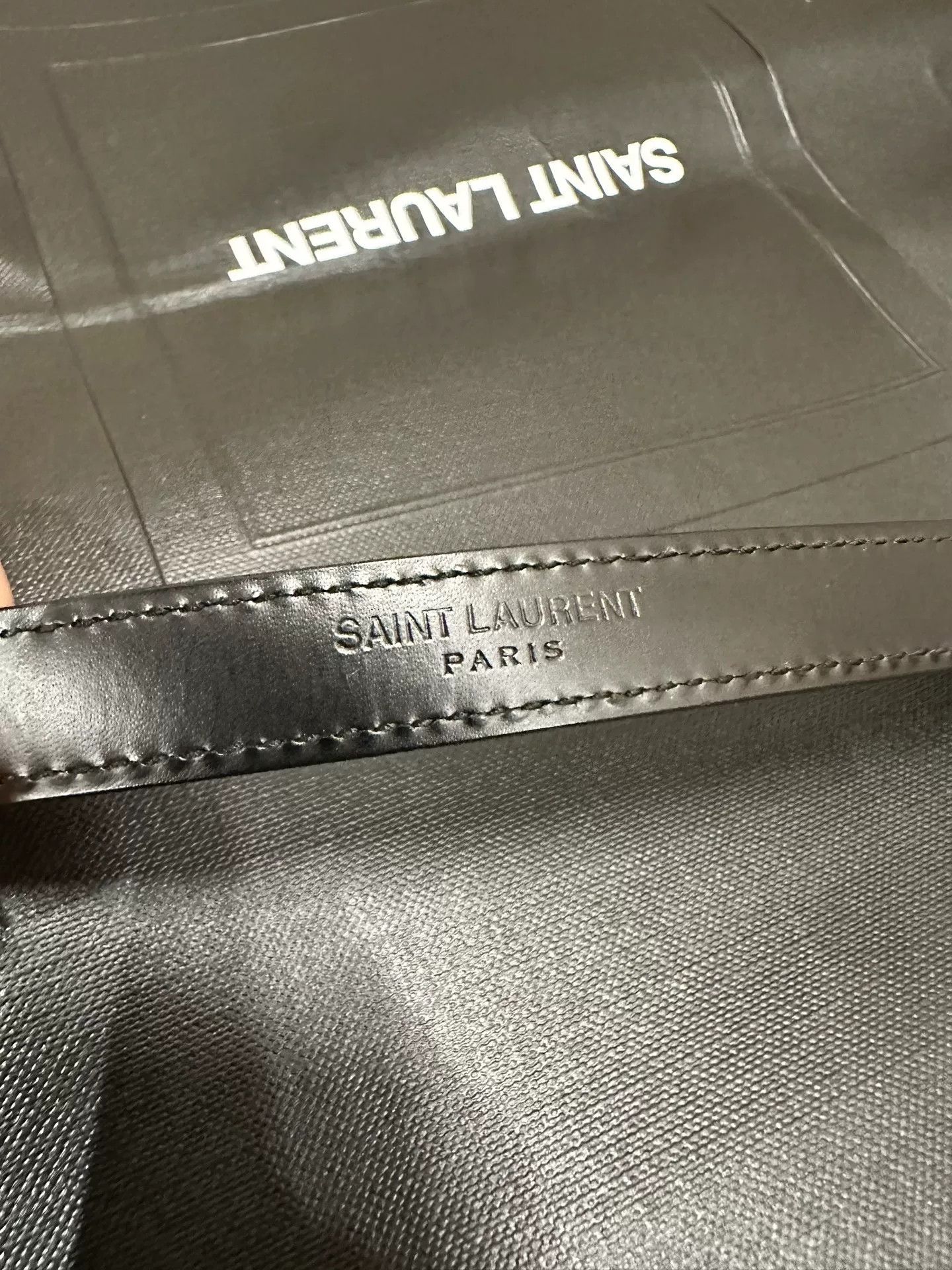 Saint Laurent Paris Saint Laurent Gold Triple Buckle Belt Size ONE SIZE - 5 Thumbnail