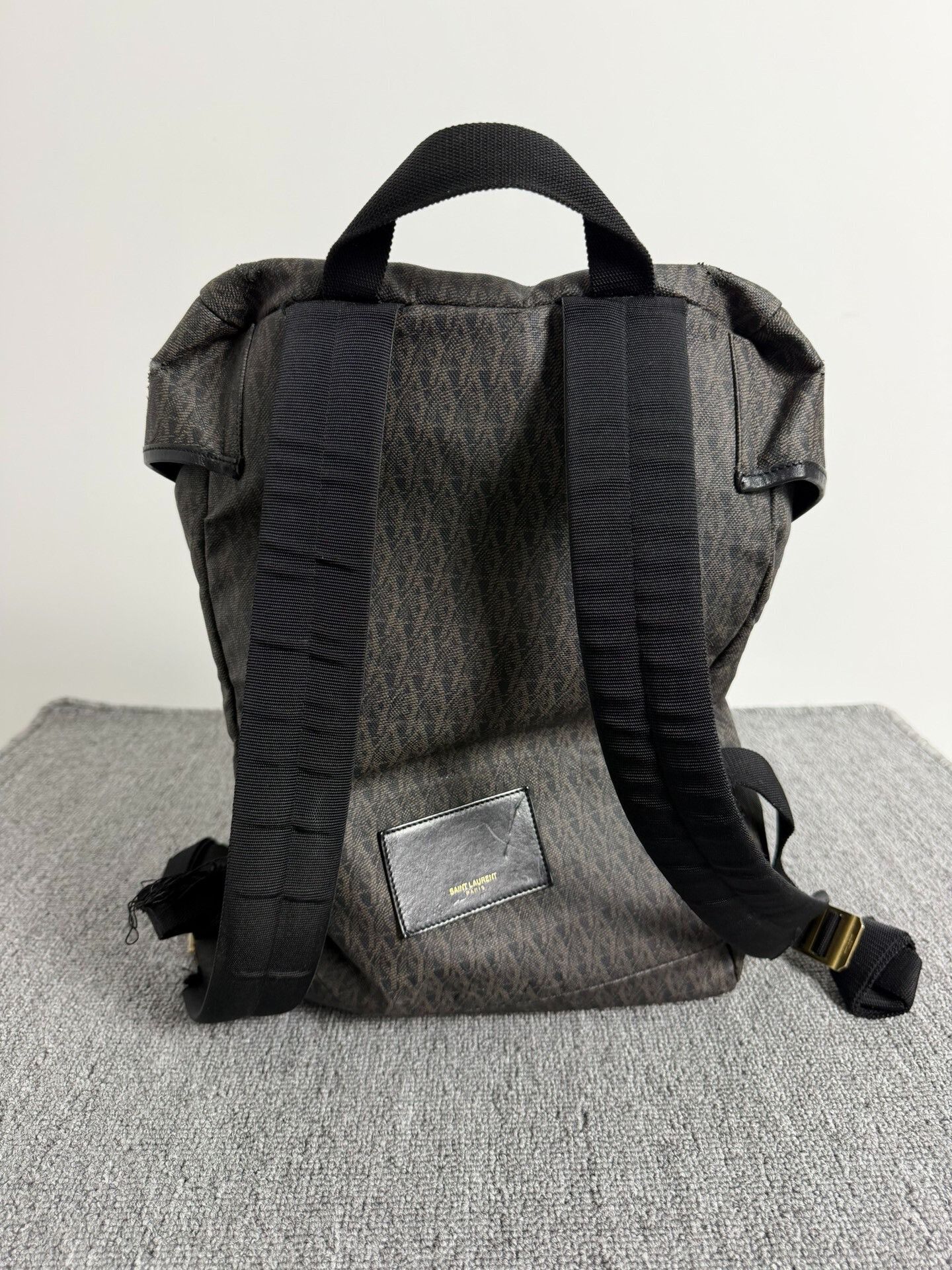 Saint Laurent Paris Saint Laurent Printed Drawstring Backpack Size ONE SIZE - 2 Thumbnail
