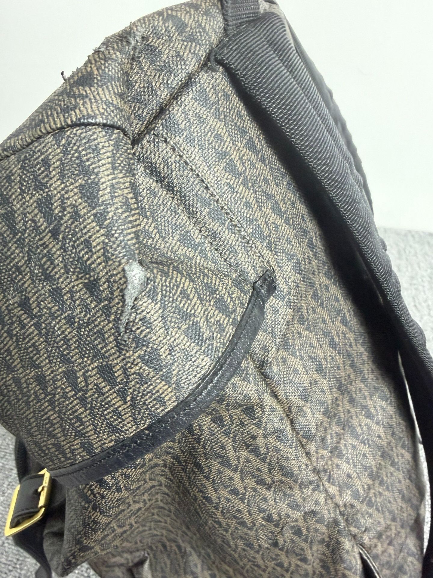 Saint Laurent Paris Saint Laurent Printed Drawstring Backpack Size ONE SIZE - 6 Thumbnail