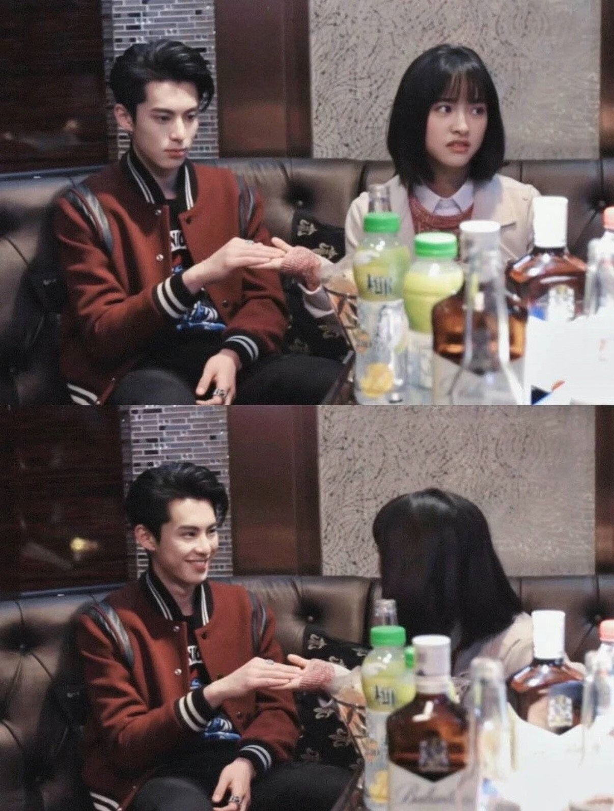 Saint Laurent Paris Saint Laurent Burgundy Leather Baseball Jacket Size US S / EU 44-46 / 1 - 7 Thumbnail
