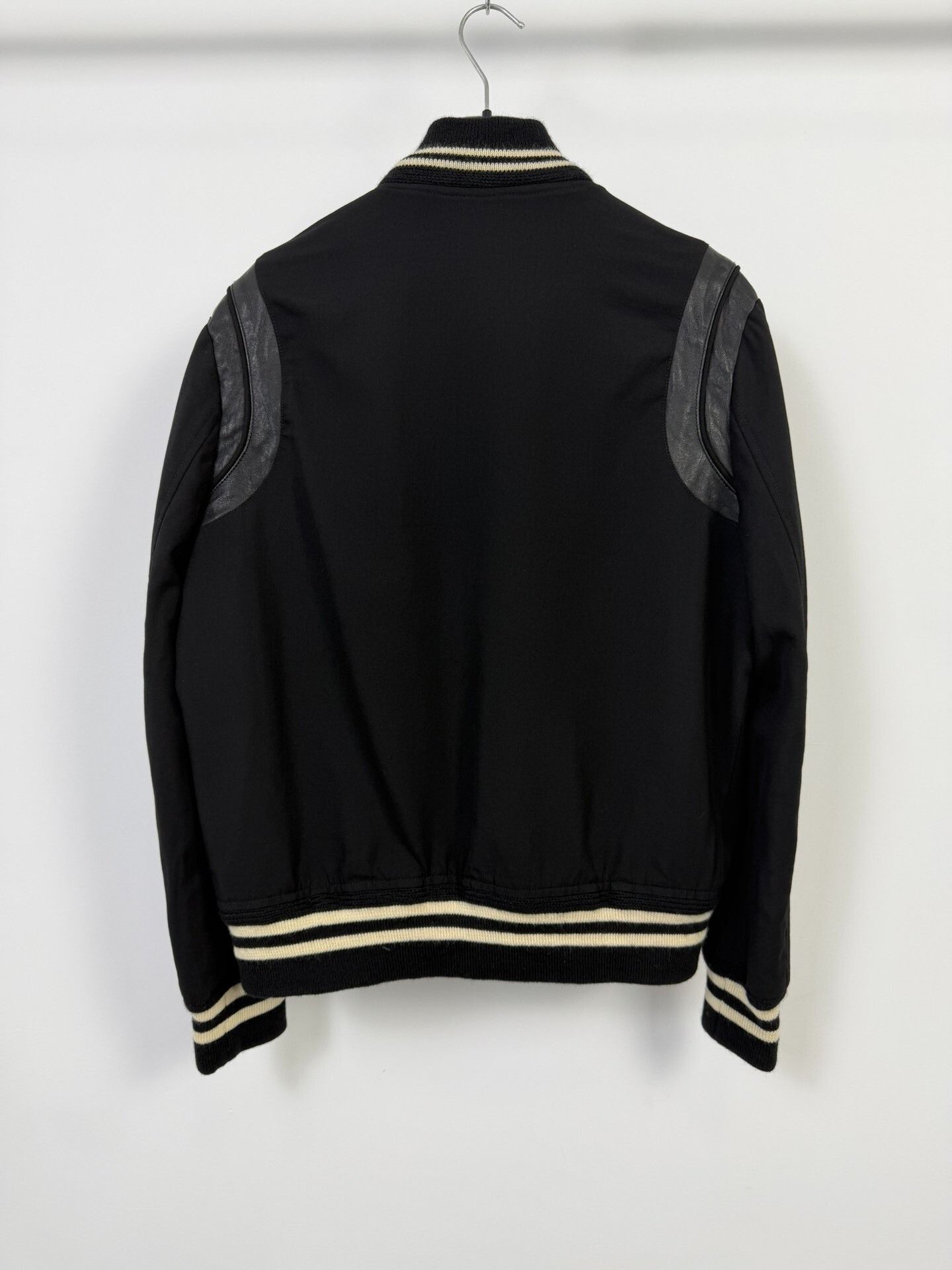 Saint Laurent Paris Saint Laurent Black Baseball Jacket Size US L / EU 52-54 / 3 - 2 Thumbnail
