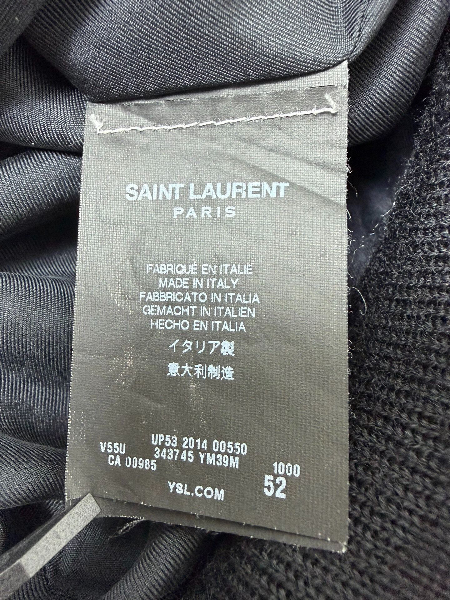 Saint Laurent Paris Saint Laurent Black Baseball Jacket Size US L / EU 52-54 / 3 - 6 Thumbnail