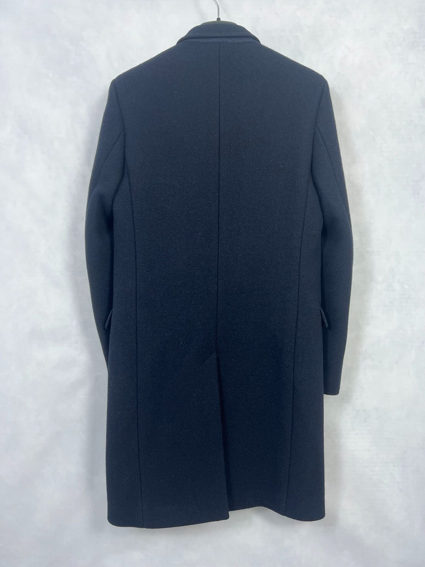 Saint Laurent Paris Saint Laurent Navy Double-Breasted Coat Size US M / EU 48-50 / 2 - 2 Thumbnail