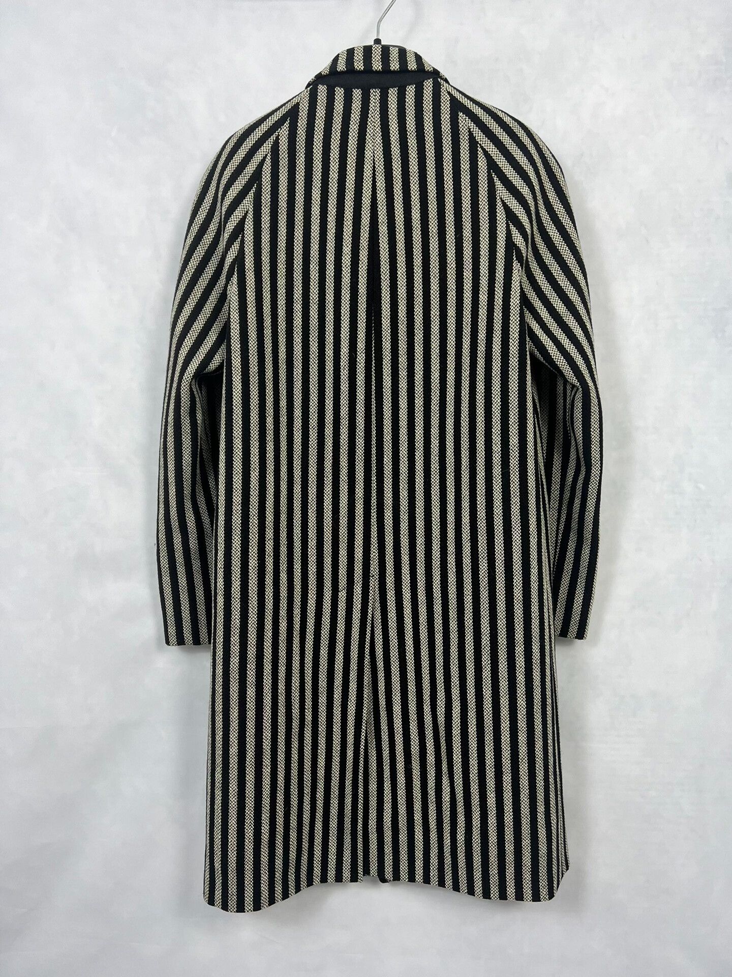 Saint Laurent Paris Saint Laurent Chesterfield Striped Coat Size US XS / EU 42 / 0 - 2 Thumbnail