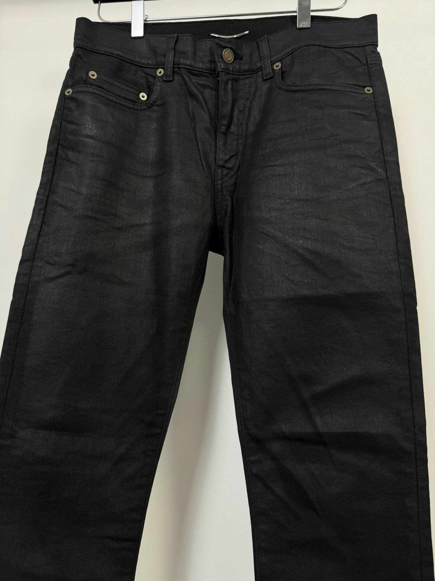 Saint Laurent Paris Saint Laurent Black Denim Pants Size US 30 / EU 46 - 3 Thumbnail