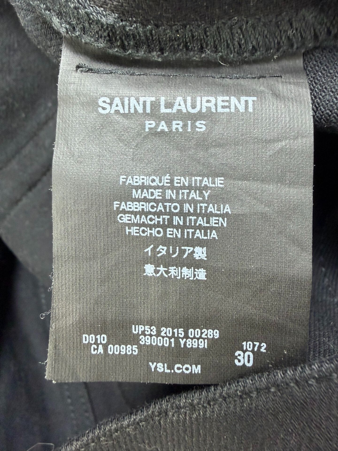 Saint Laurent Paris Saint Laurent Black Denim Pants Size US 30 / EU 46 - 5 Thumbnail