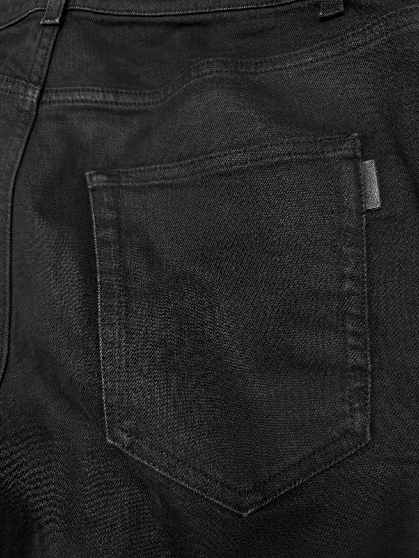 Saint Laurent Paris Saint Laurent Black Denim Jeans Size US 32 / EU 48 - 4 Thumbnail