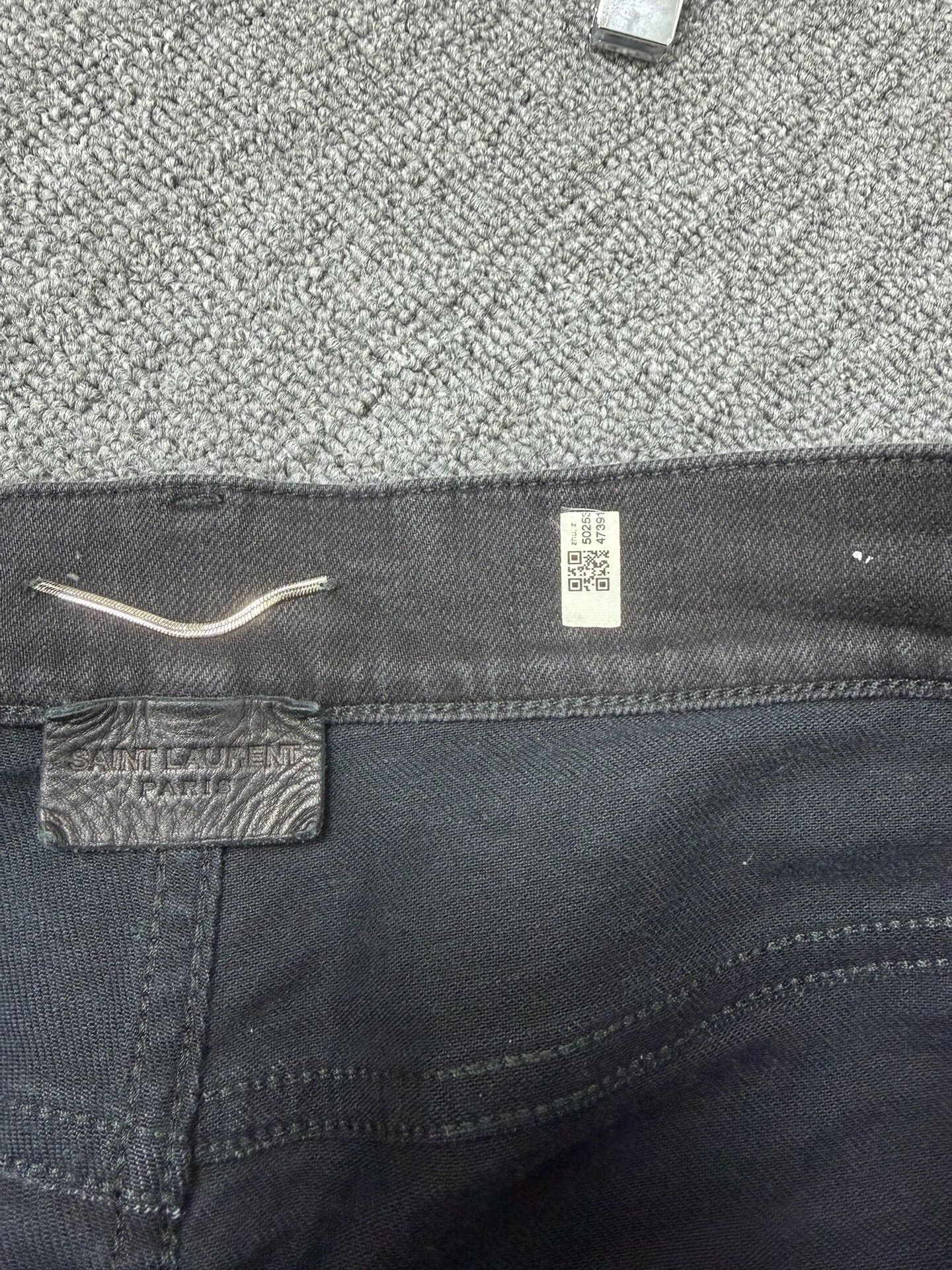 Saint Laurent Paris Saint Laurent Black Denim Jeans Size US 32 / EU 48 - 5 Thumbnail