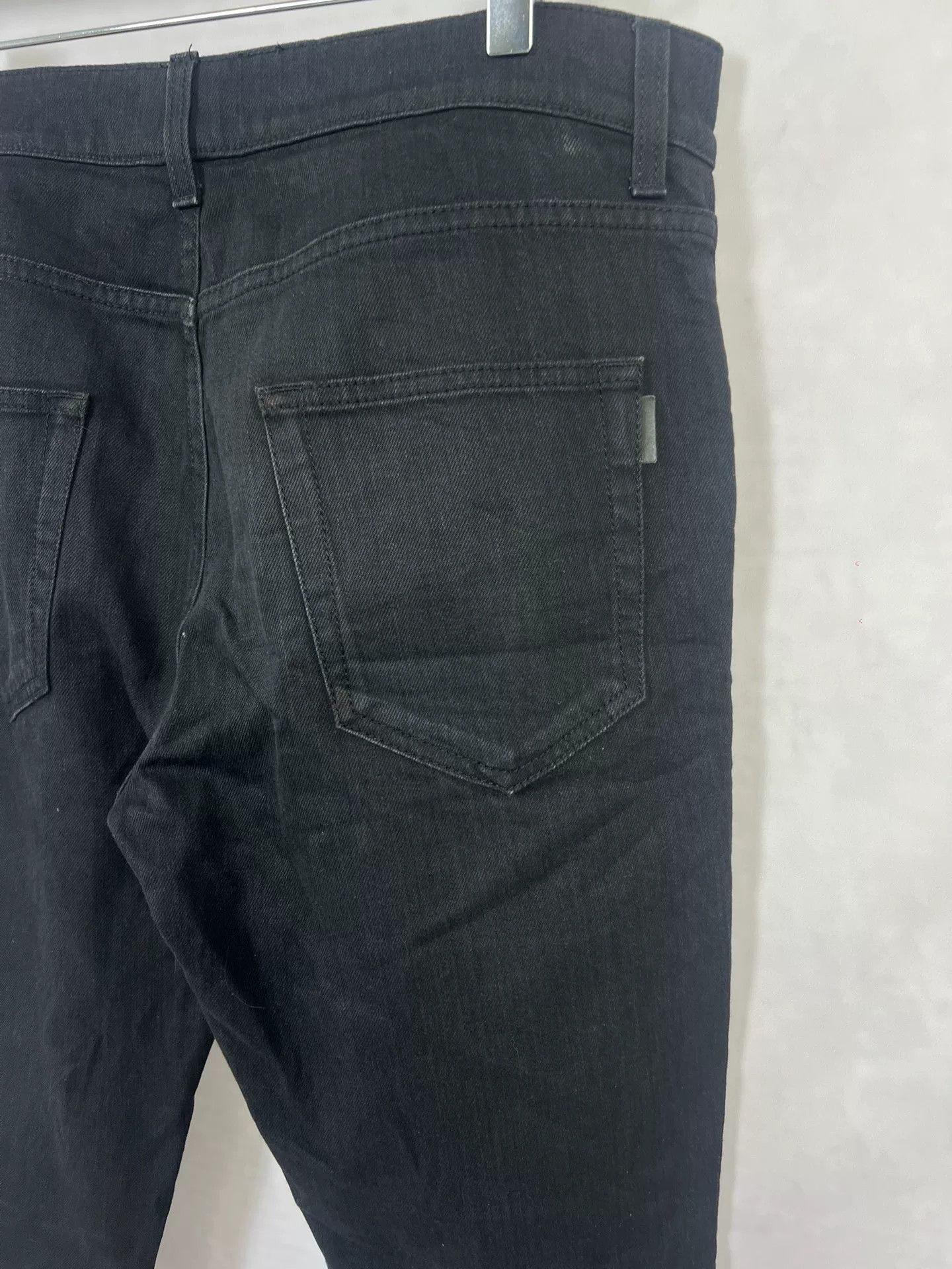 Saint Laurent Paris Saint Laurent Black Denim Pants SLP20SSD03 Size US 32 / EU 48 - 4 Thumbnail