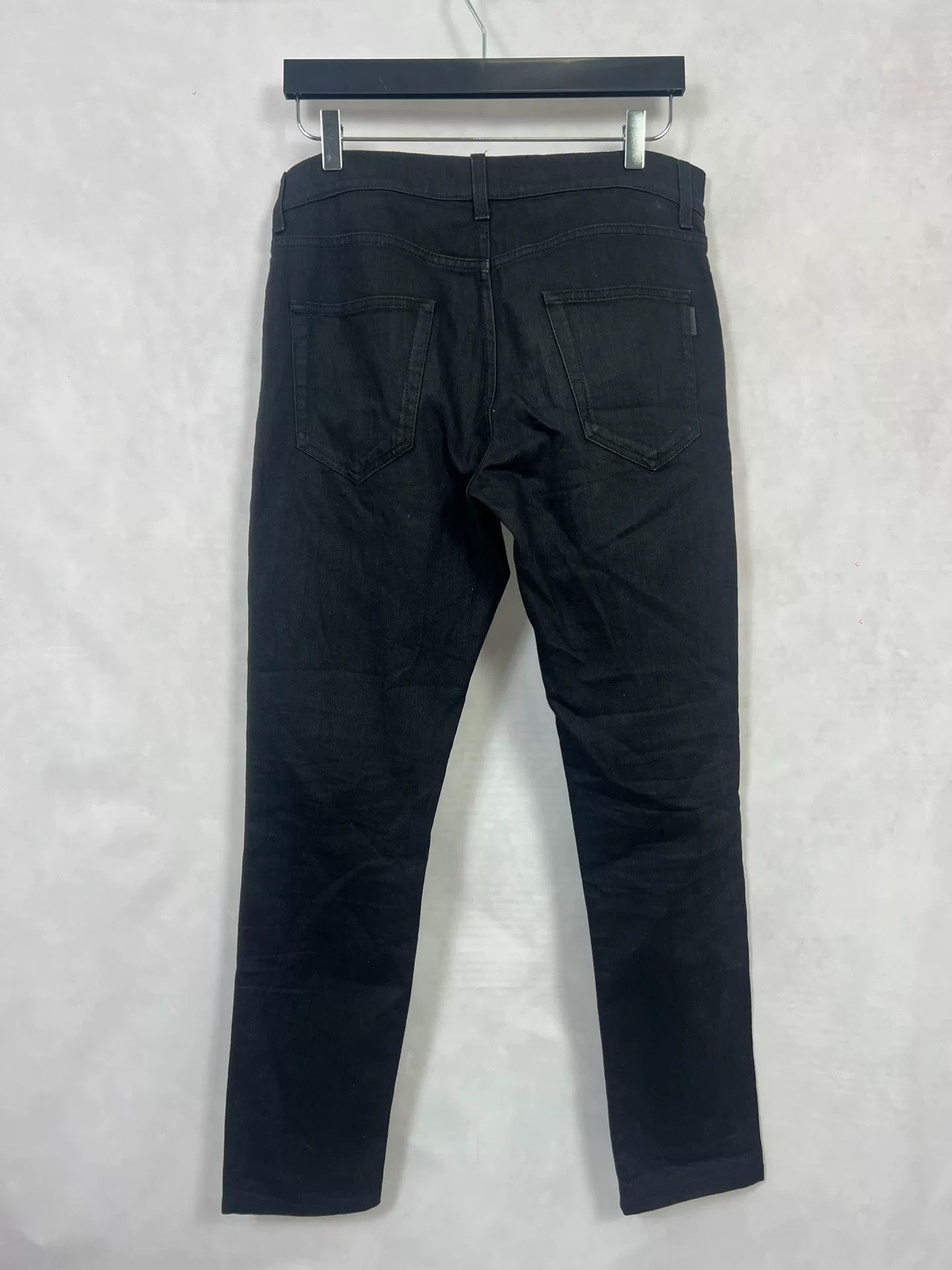 Saint Laurent Paris Saint Laurent Black Denim Pants SLP20SSD03 Size US 32 / EU 48 - 2 Thumbnail