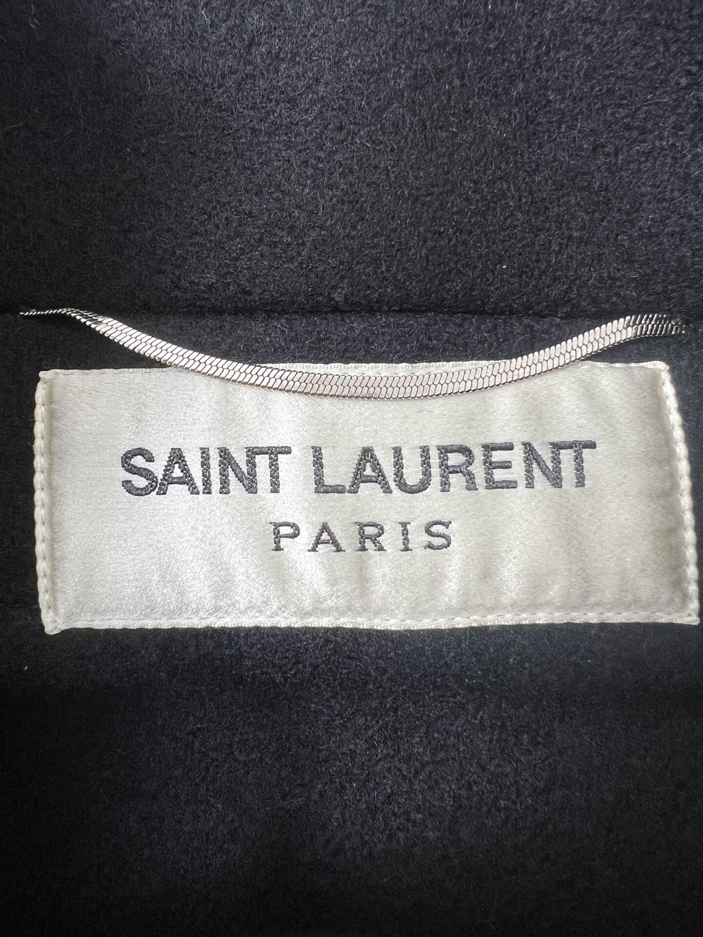 Saint Laurent Paris Saint Laurent Black Wool Coat Size US M / EU 48-50 / 2 - 5 Thumbnail