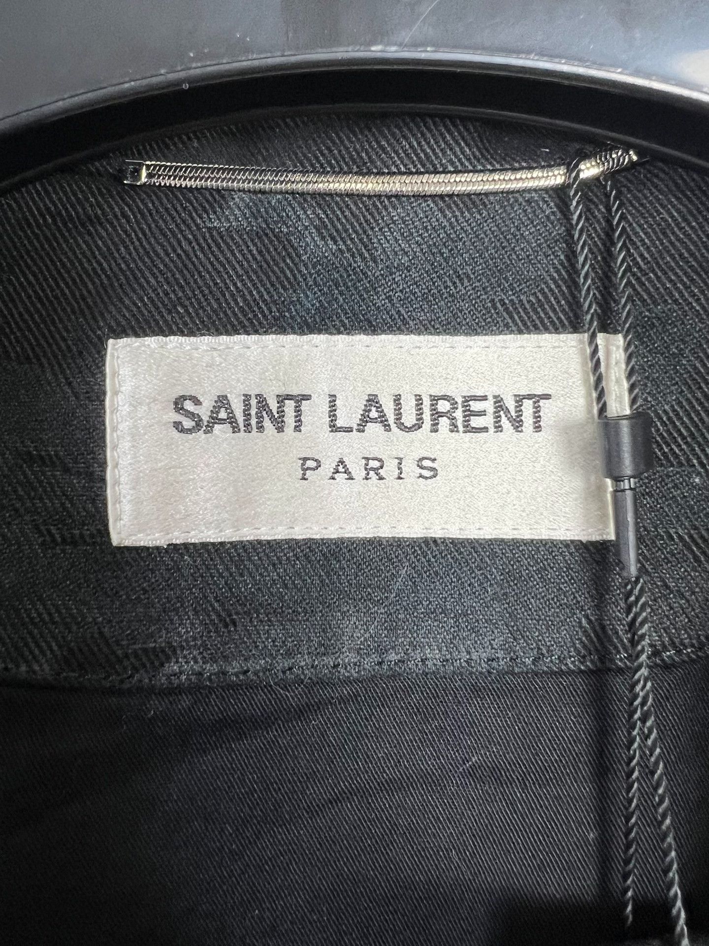Saint Laurent Paris Saint Laurent Floral Denim Vest Size US M / EU 48-50 / 2 - 4 Thumbnail