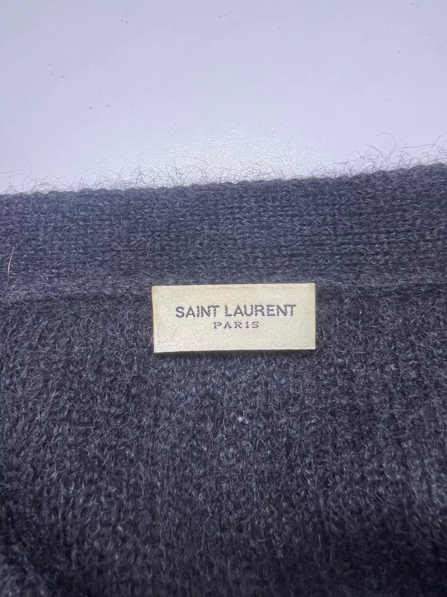 Saint Laurent Paris Saint Laurent Black Red Stripe Knit Cardigan Size US S / EU 44-46 / 1 - 5 Thumbnail