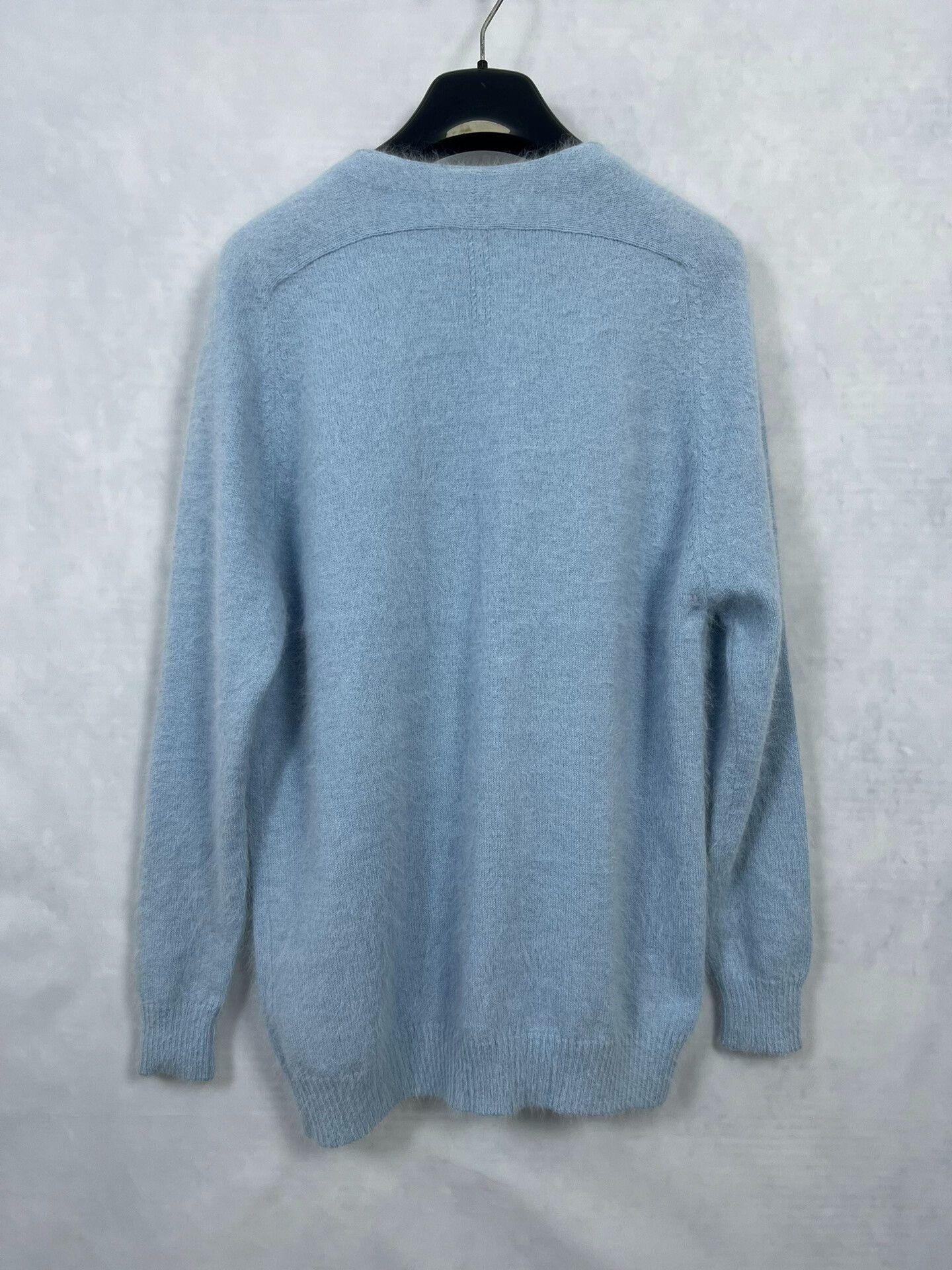 Saint Laurent Paris Saint Laurent Light Blue Knit Cardigan Size XS / US 0-2 / IT 36-38 - 2 Thumbnail