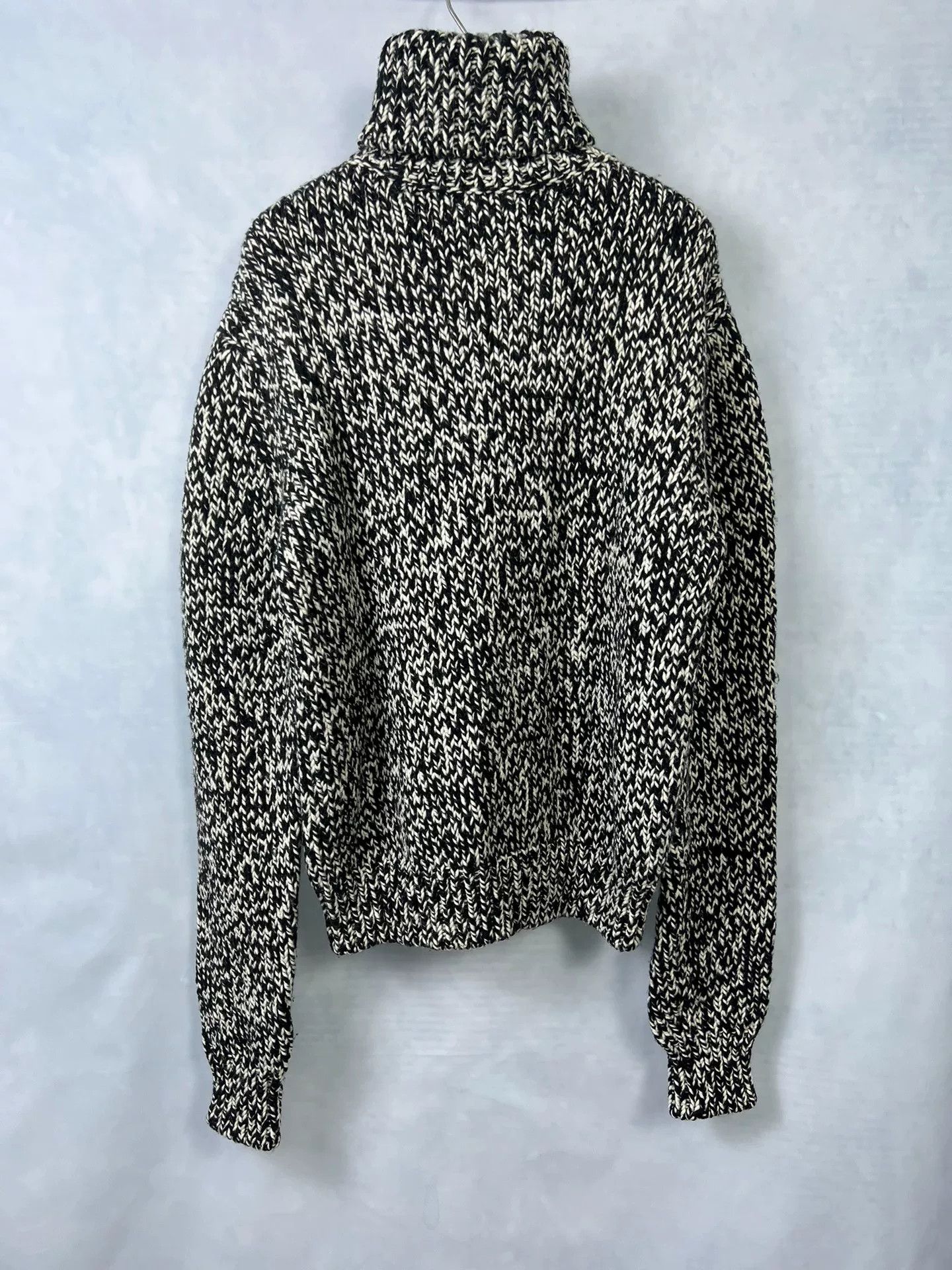 Saint Laurent Paris Saint Laurent Black and White Sweater Size US M / EU 48-50 / 2 - 2 Thumbnail