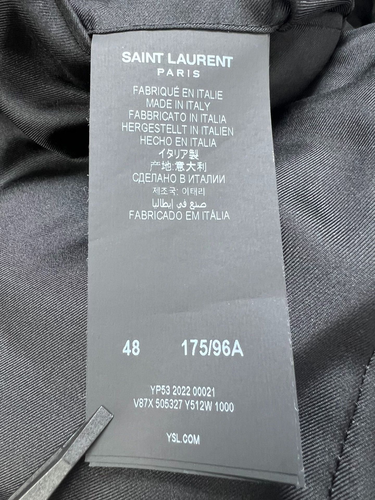 Saint Laurent Paris Saint Laurent Le Smoking Black Suit Jacket Size US M / EU 48-50 / 2 - 5 Thumbnail