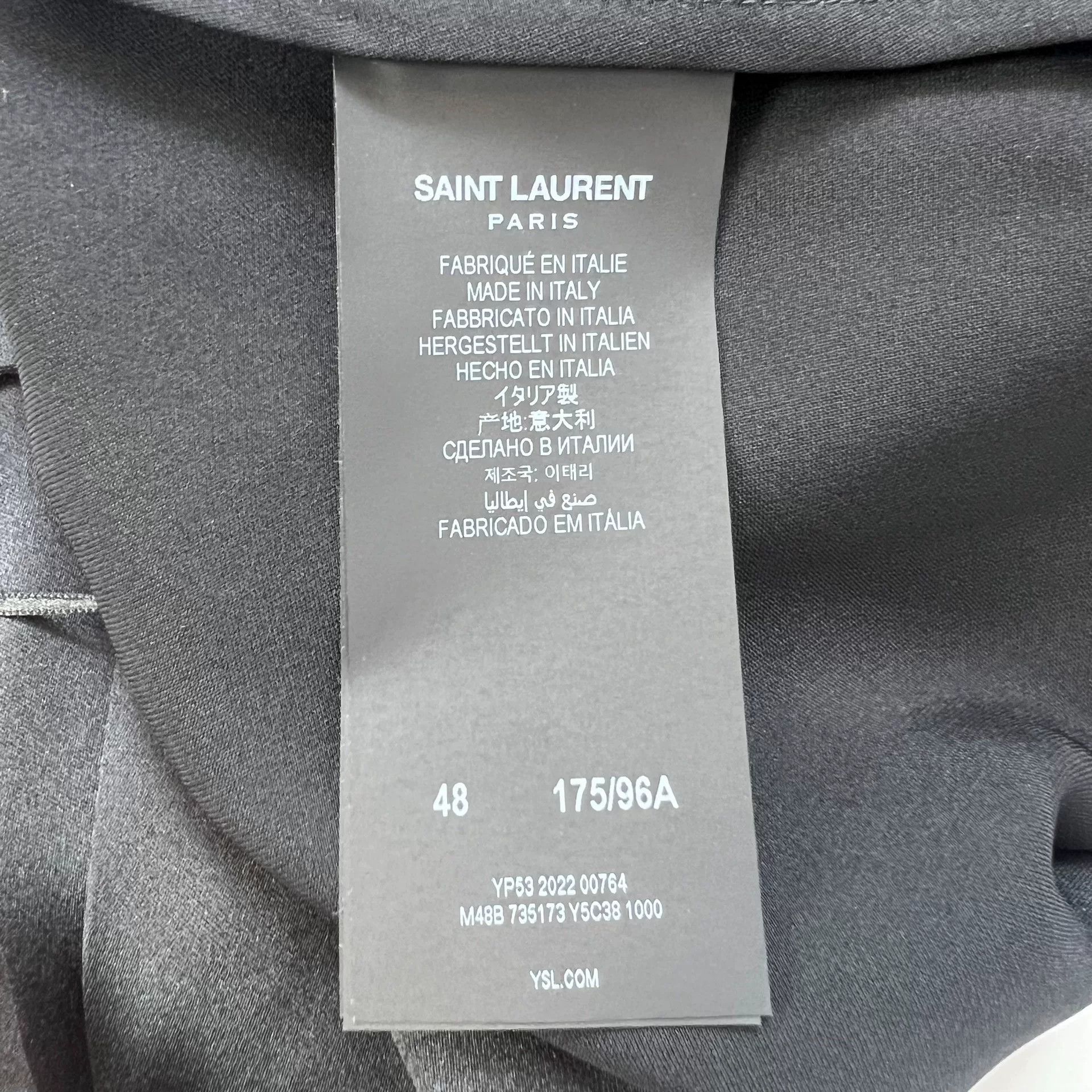 Saint Laurent Paris Saint Laurent Silk Black Drape Cardigan Size L / US 10 / IT 46 - 6 Thumbnail