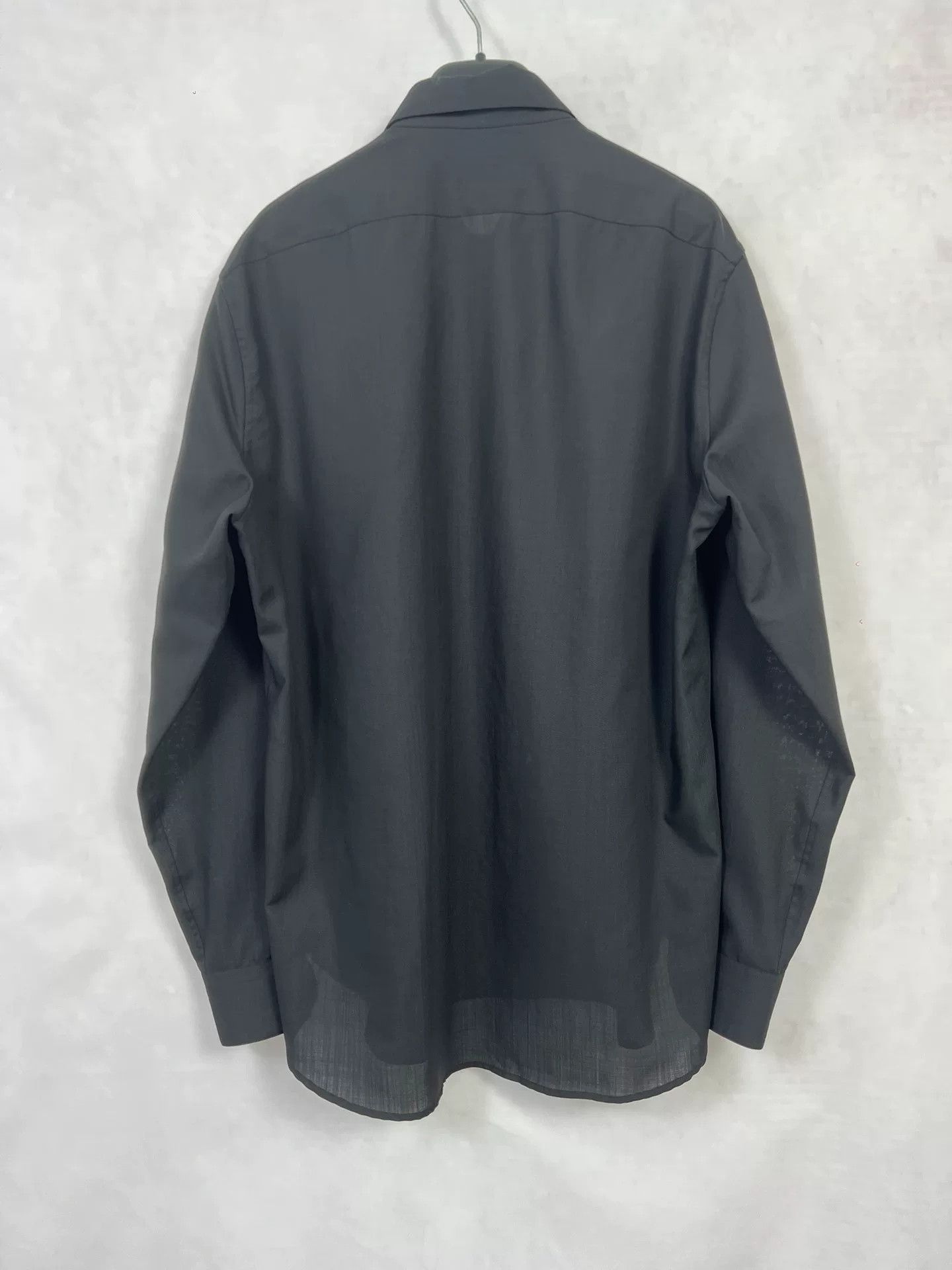 Saint Laurent Paris Saint Laurent Silver Embroidered Shirt Size US XXS / EU 40 - 2 Thumbnail