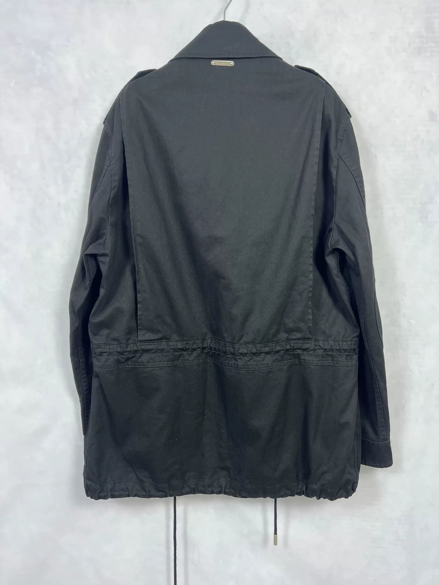 Saint Laurent Paris Saint Laurent Black Military Parka Jacket Size US S / EU 44-46 / 1 - 2 Thumbnail