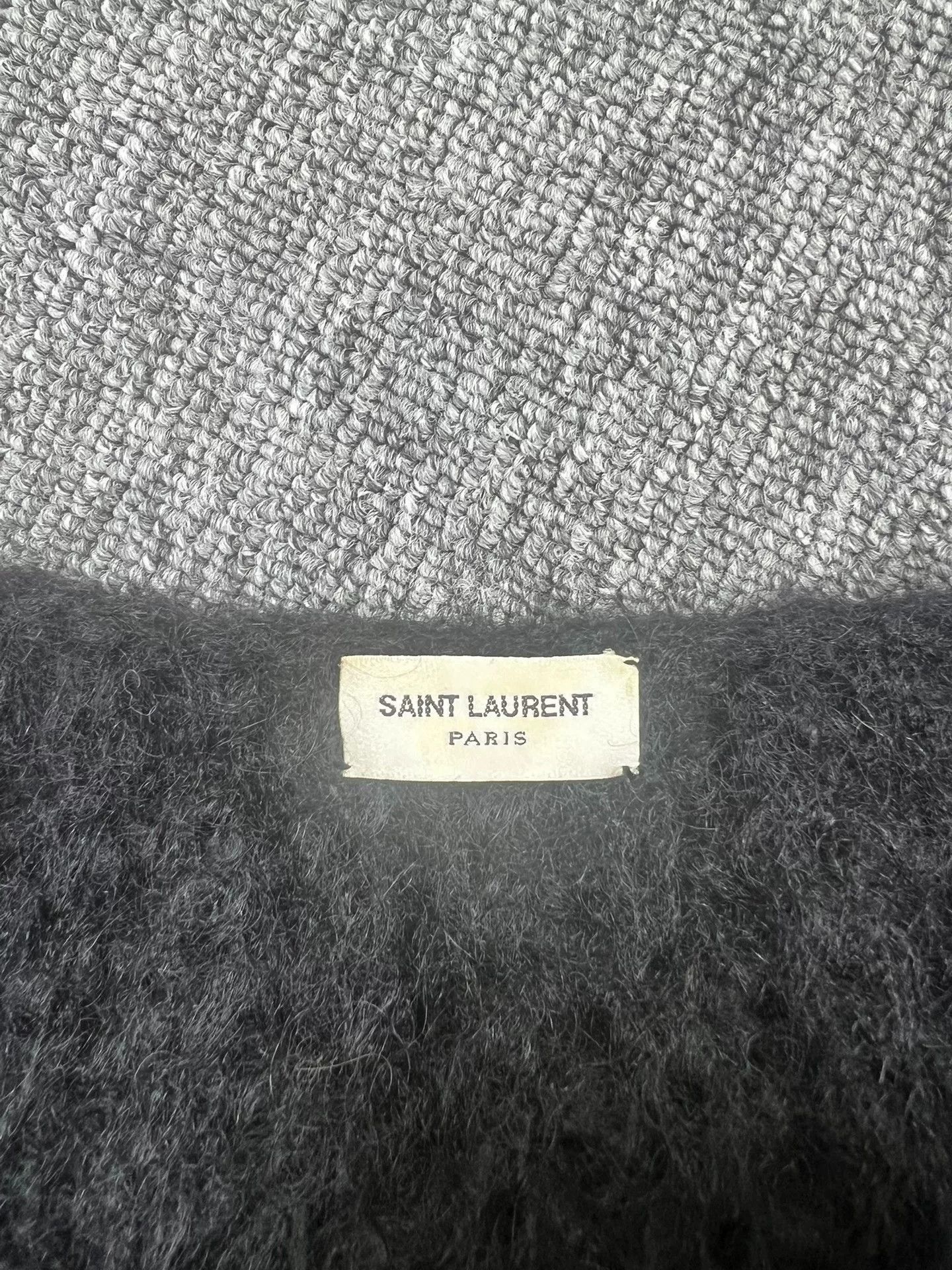 Saint Laurent Paris Saint Laurent Black Warrior Knit Sweater Size XXS / US 00 / IT 34 - 3 Thumbnail