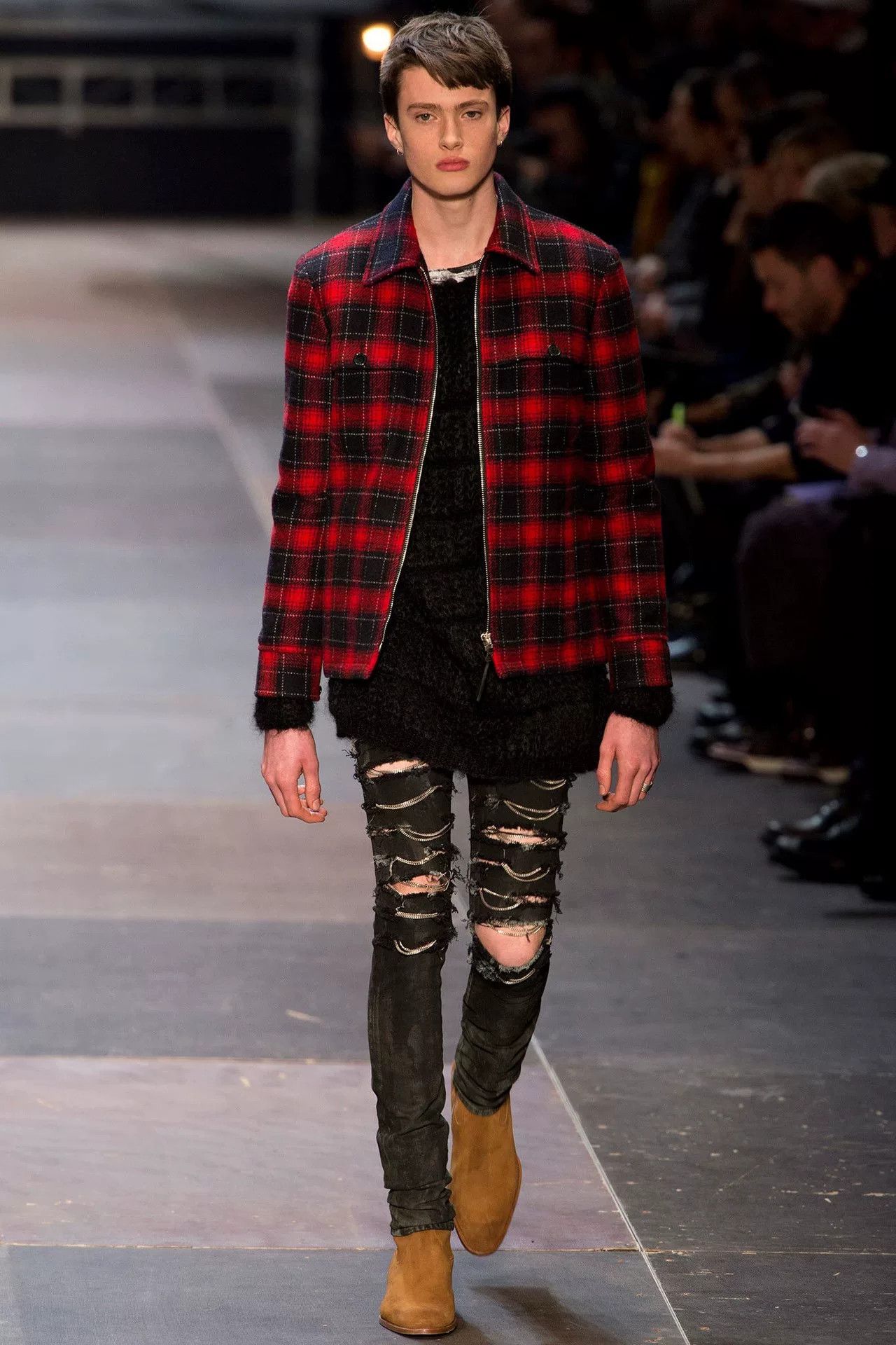 Saint Laurent Paris Saint Laurent Black Warrior Knit Sweater Size XXS / US 00 / IT 34 - 6 Thumbnail