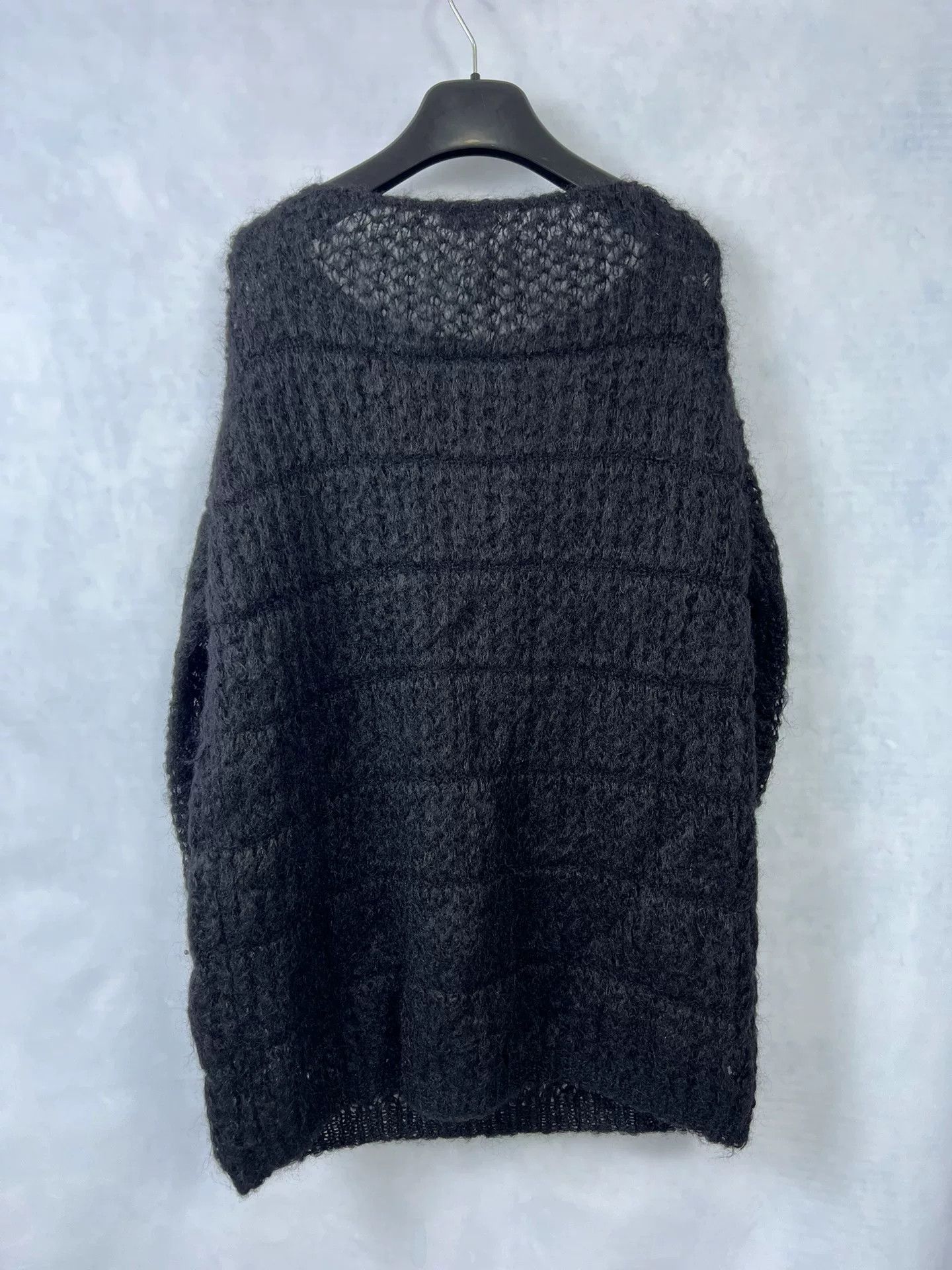 Saint Laurent Paris Saint Laurent Black Warrior Knit Sweater Size XXS / US 00 / IT 34 - 2 Thumbnail