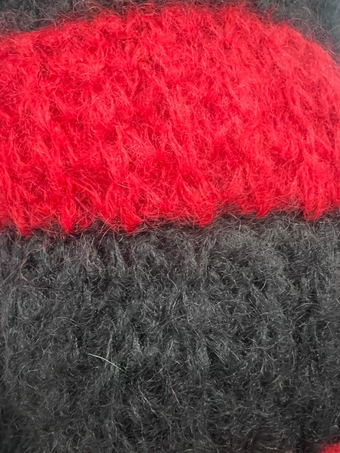 Saint Laurent Paris Saint Laurent Black Red Knit Sweater Size US M / EU 48-50 / 2 - 3 Thumbnail