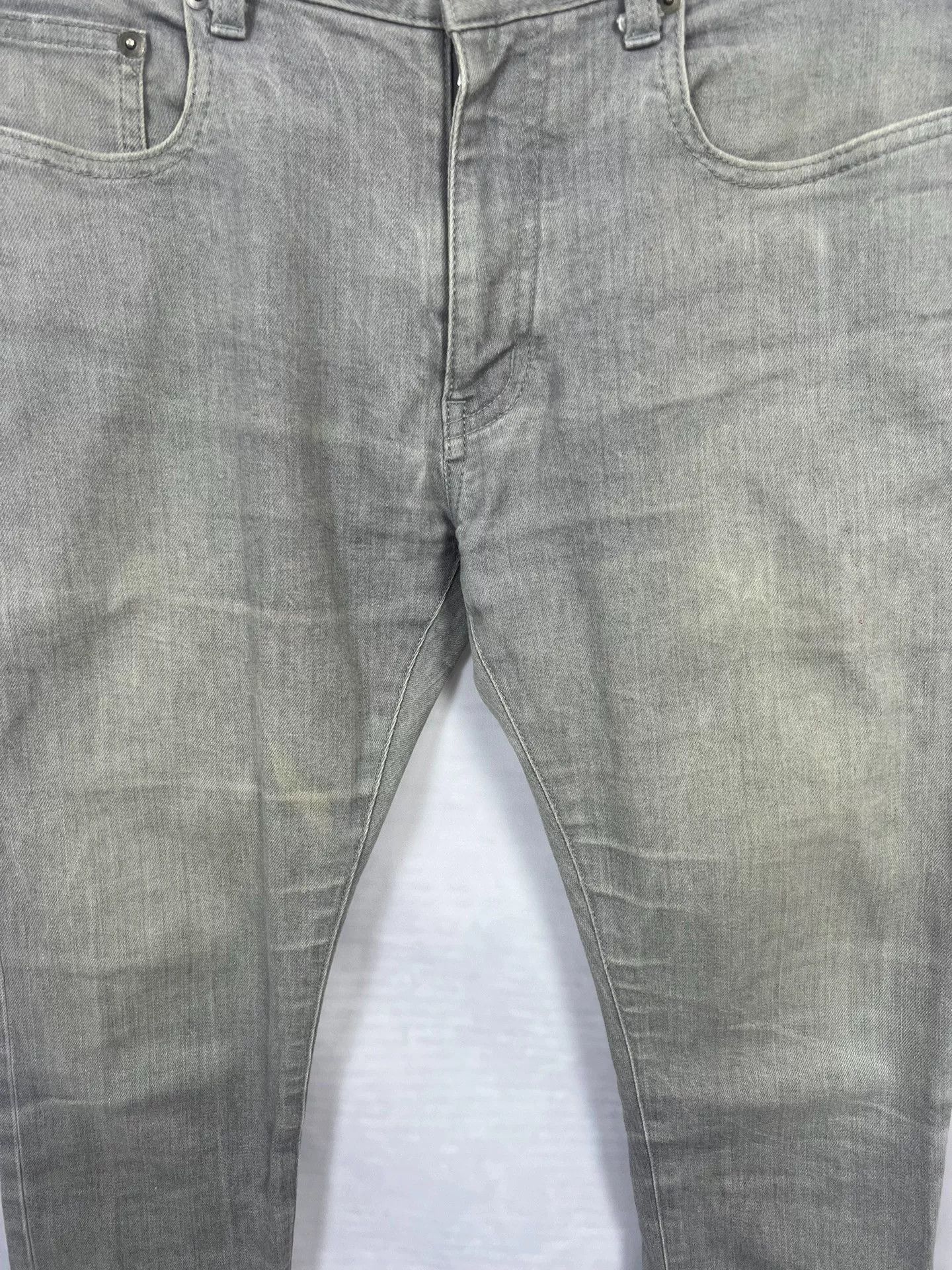 Saint Laurent Paris Saint Laurent Light Gray Denim Pants Size US 32 / EU 48 - 3 Thumbnail