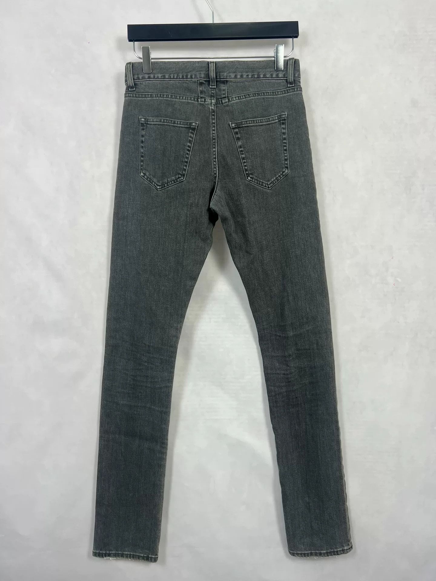Saint Laurent Paris Saint Laurent Gray Denim Pants SLP16FW Size US 28 / EU 44 - 2 Thumbnail