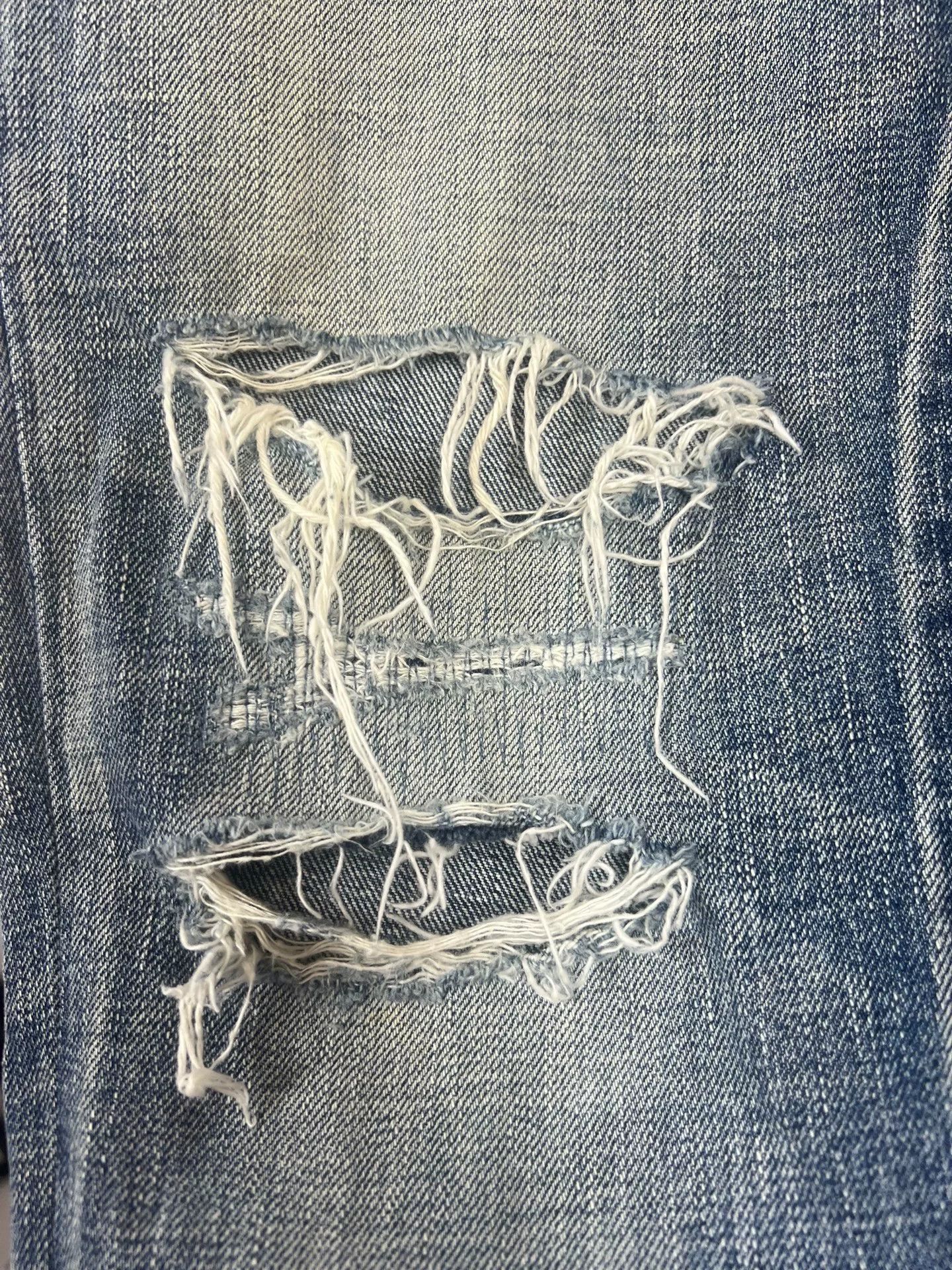 Saint Laurent Paris Saint Laurent Distressed Denim Jeans for Men Size US 33 - 4 Thumbnail
