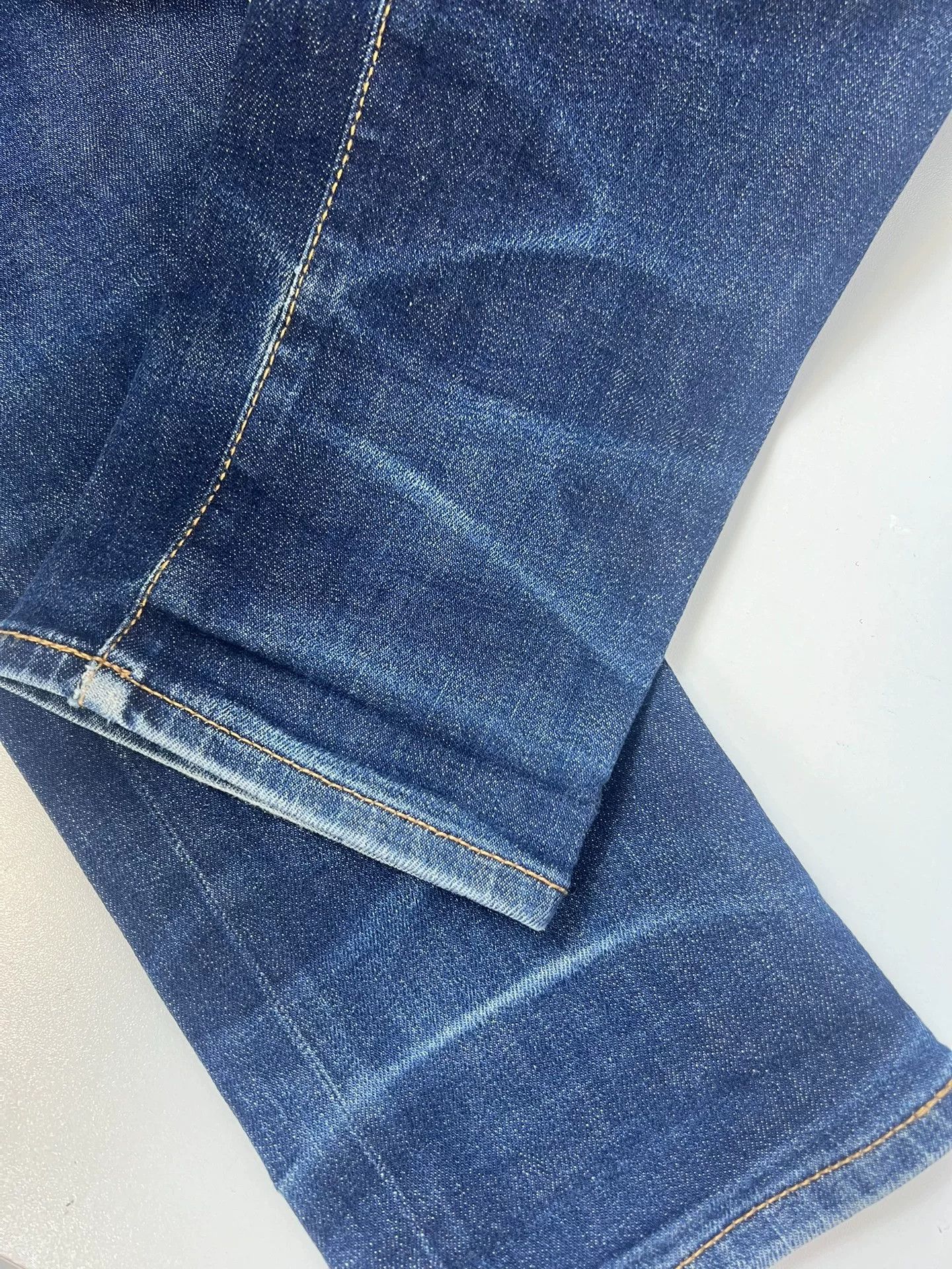 Saint Laurent Paris Saint Laurent Blue Distressed Denim Pants Size US 31 - 4 Thumbnail