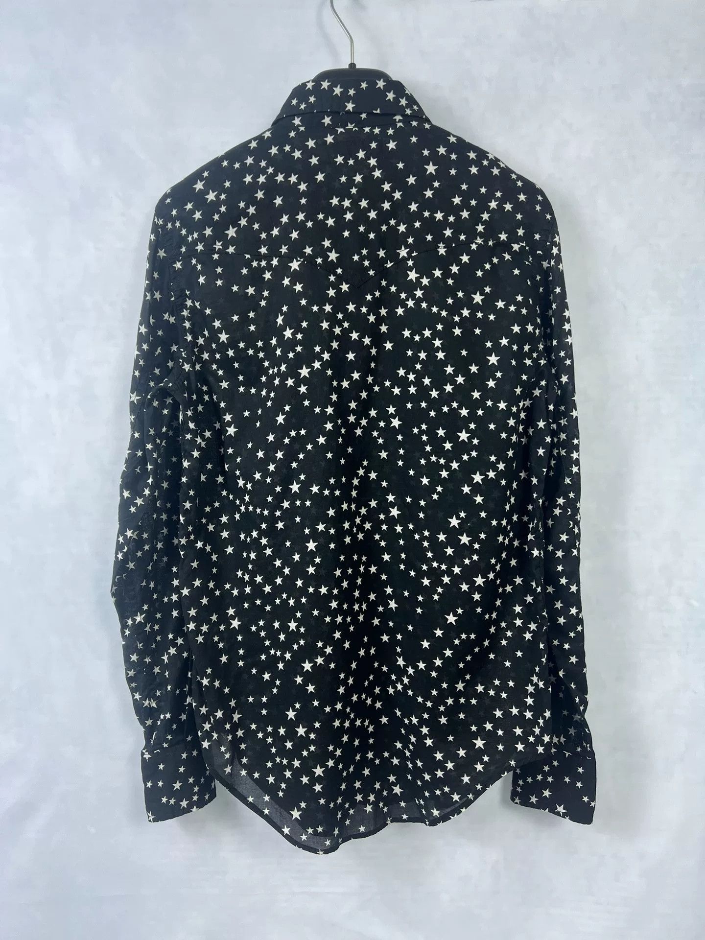 Saint Laurent Paris Saint Laurent Star Print Shirt Size M Size US M / EU 48-50 / 2 - 2 Thumbnail