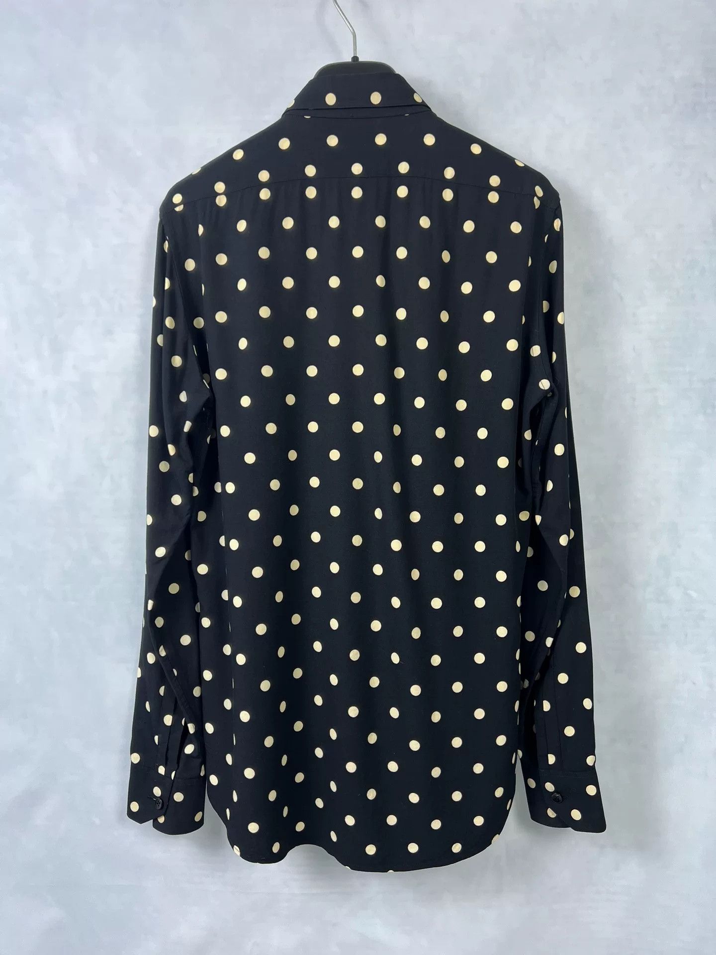 Saint Laurent Paris Saint Laurent Polka Dot Shirt for Men Size US M / EU 48-50 / 2 - 2 Thumbnail
