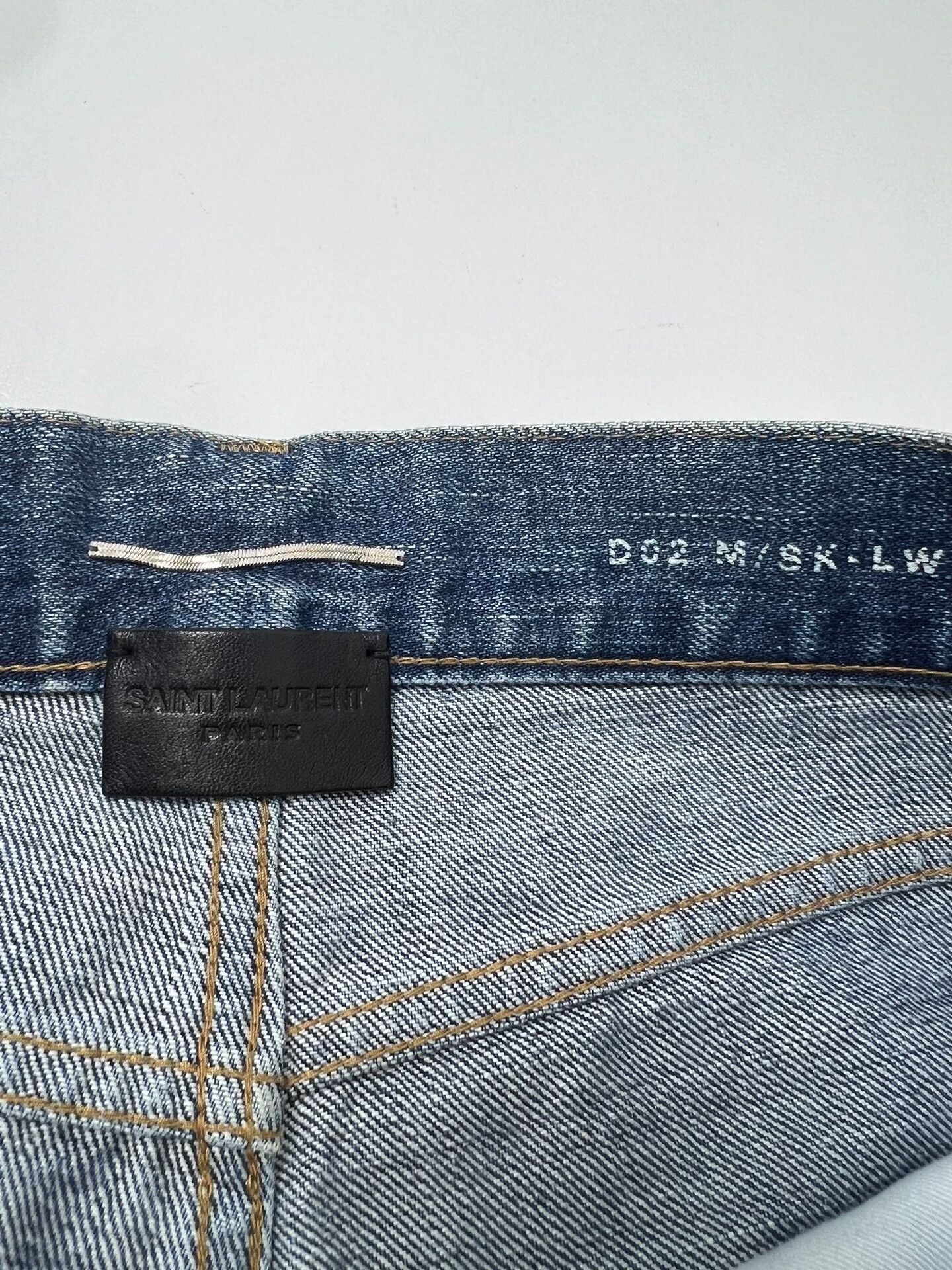 Saint Laurent Paris Saint Laurent Distressed Denim Pants for Men Size US 27 - 5 Thumbnail