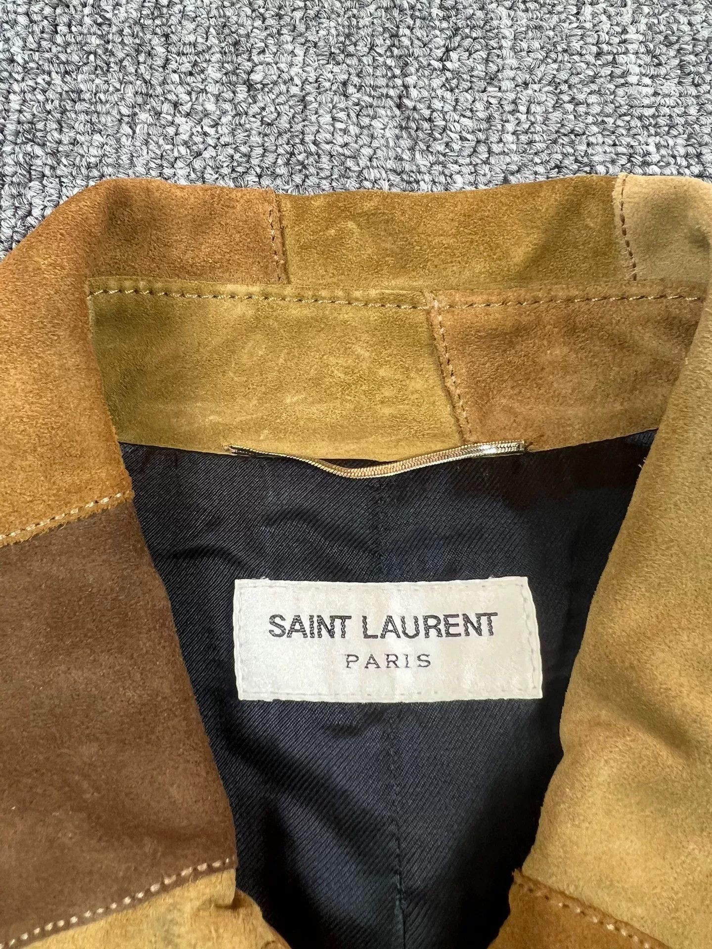 Saint Laurent Paris Saint Laurent Suede Jacket SLP15SS Size US S / EU 44-46 / 1 - 3 Thumbnail