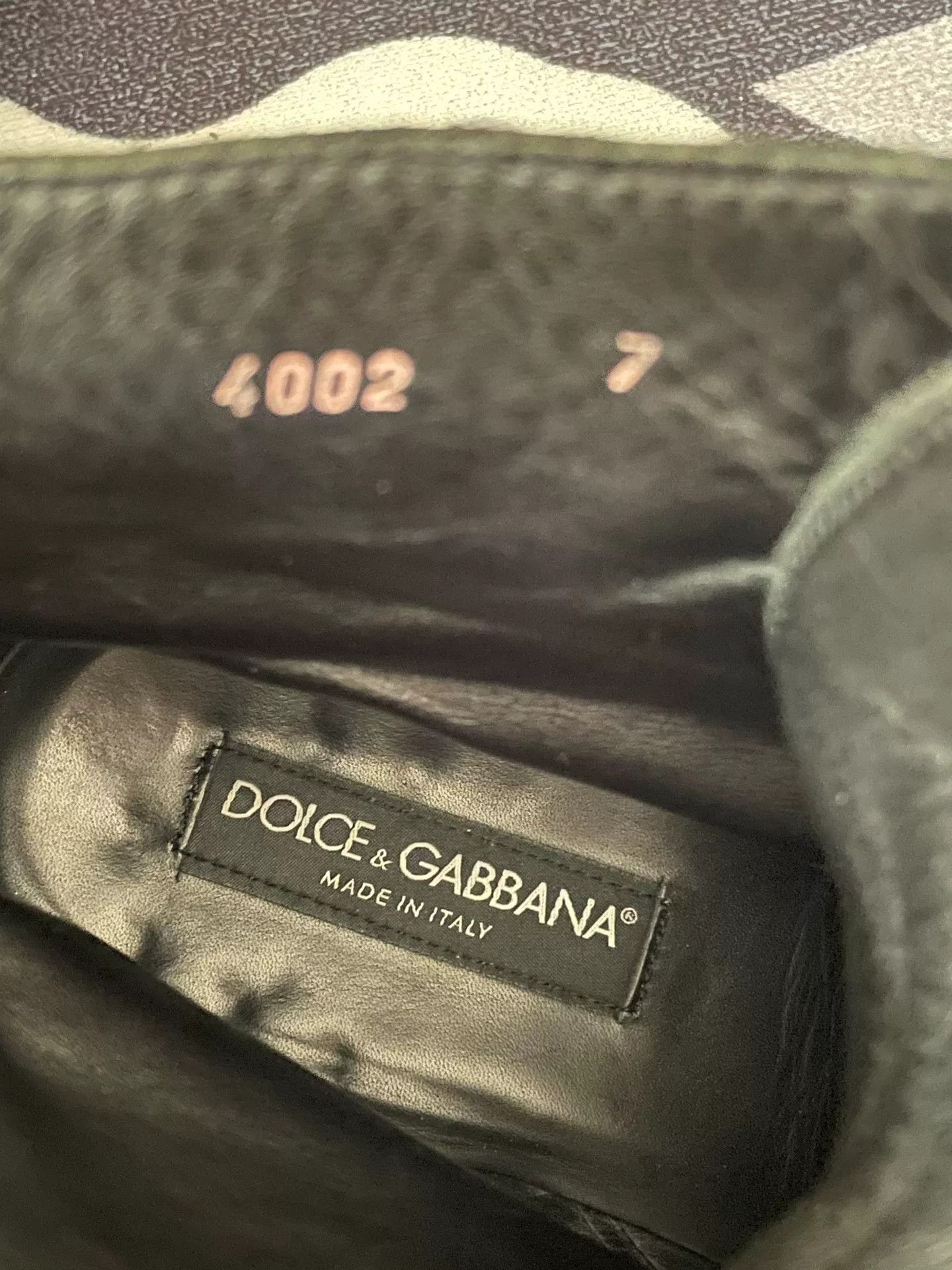 Dolce & Gabbana DG Men's Black Leather Military Boots Size US 8 / EU 41 - 6 Thumbnail