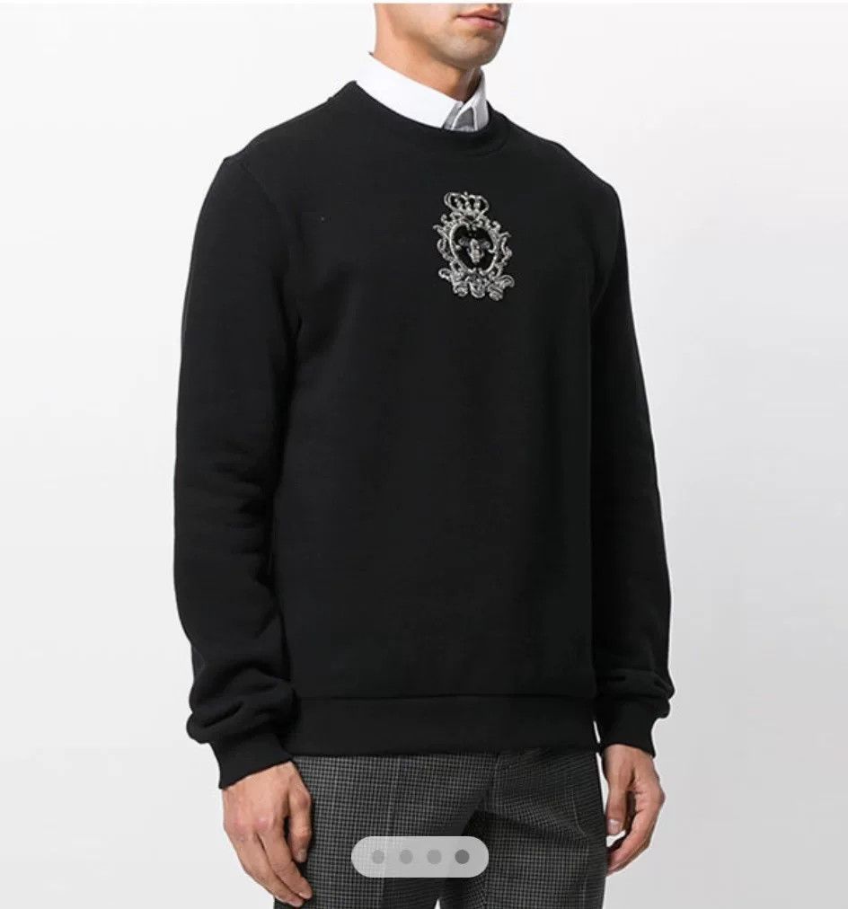 Dolce & Gabbana Dolce & Gabbana Embroidered Sweatshirt Size US M / EU 48-50 / 2 - 2 Thumbnail