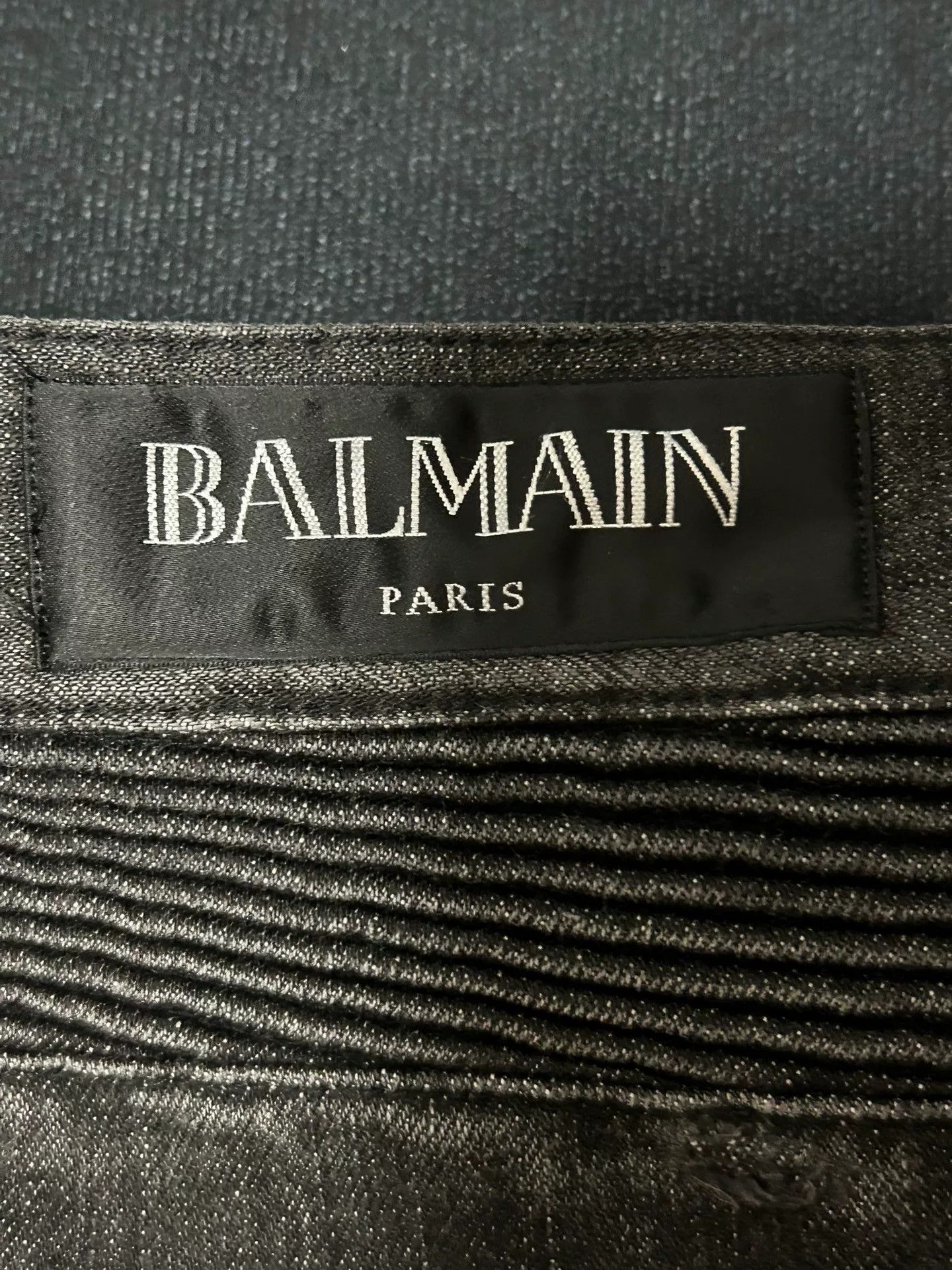 Balmain Balmain Ripped Motorcycle Denim Pants Size US 31 - 6 Thumbnail