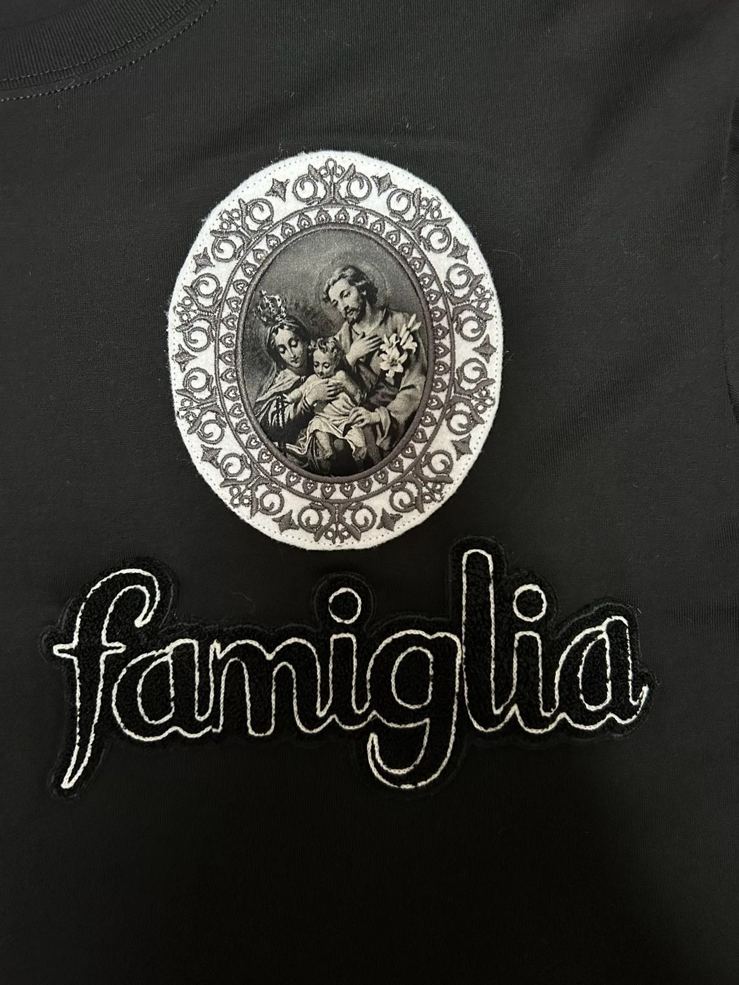 Dolce & Gabbana Dolce Gabbana Embroidered Short Sleeve T-Shirt Size US L / EU 52-54 / 3 - 2 Thumbnail