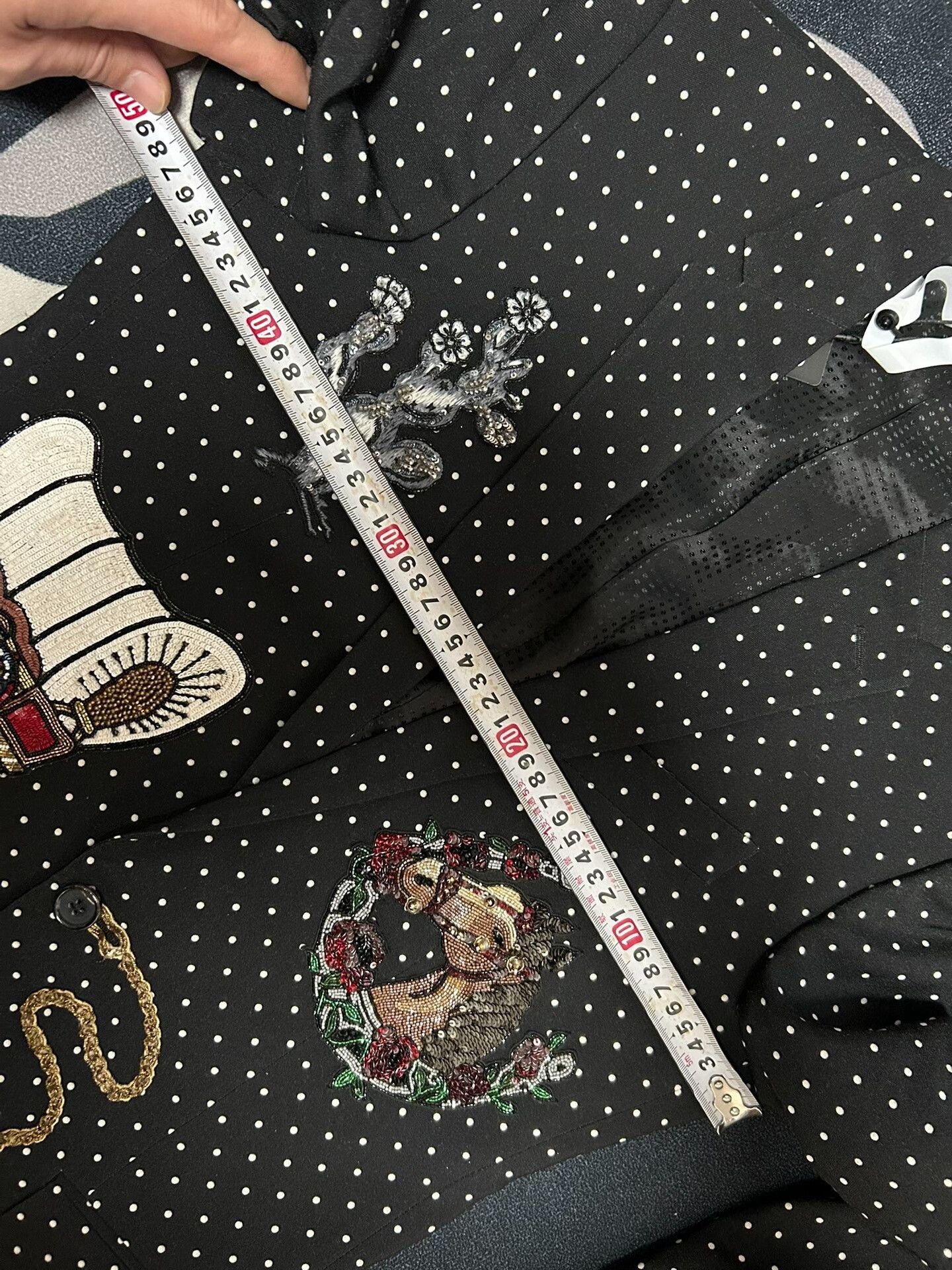 Dolce & Gabbana New Dolce & Gabbana Embroidered Blazer Size US S / EU 44-46 / 1 - 6 Thumbnail