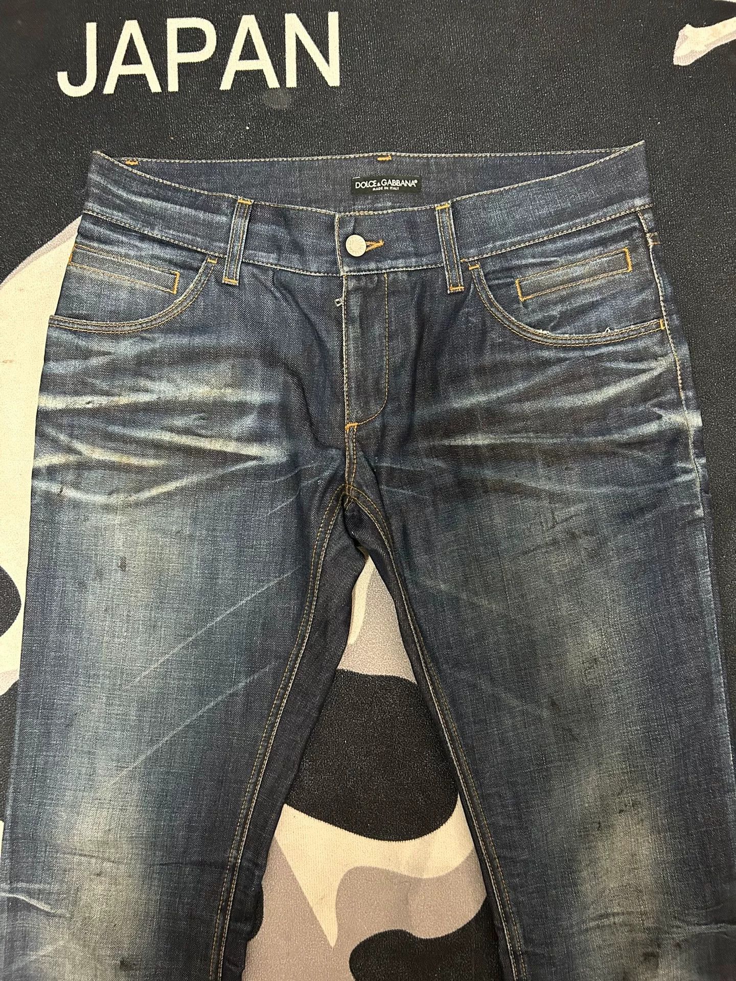 Dolce & Gabbana Dolce & Gabbana Men's Distressed Jeans Size US 34 / EU 50 - 3 Thumbnail