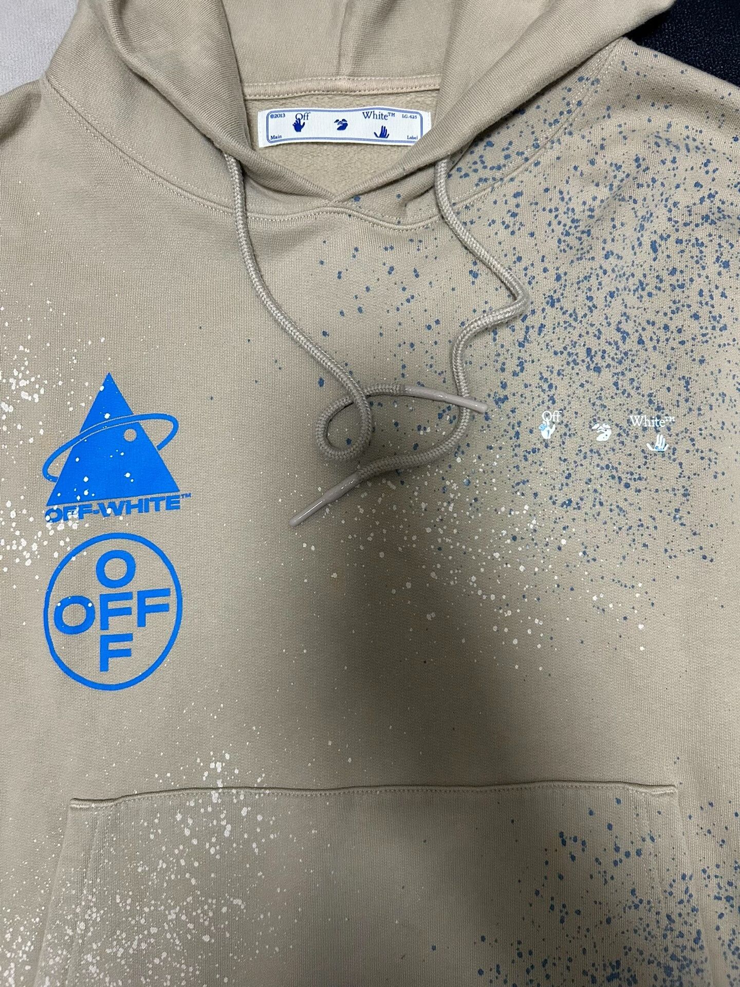 Off-White Off-White Beige Crewneck Sweatshirt Size US XL / EU 56 / 4 - 3 Thumbnail