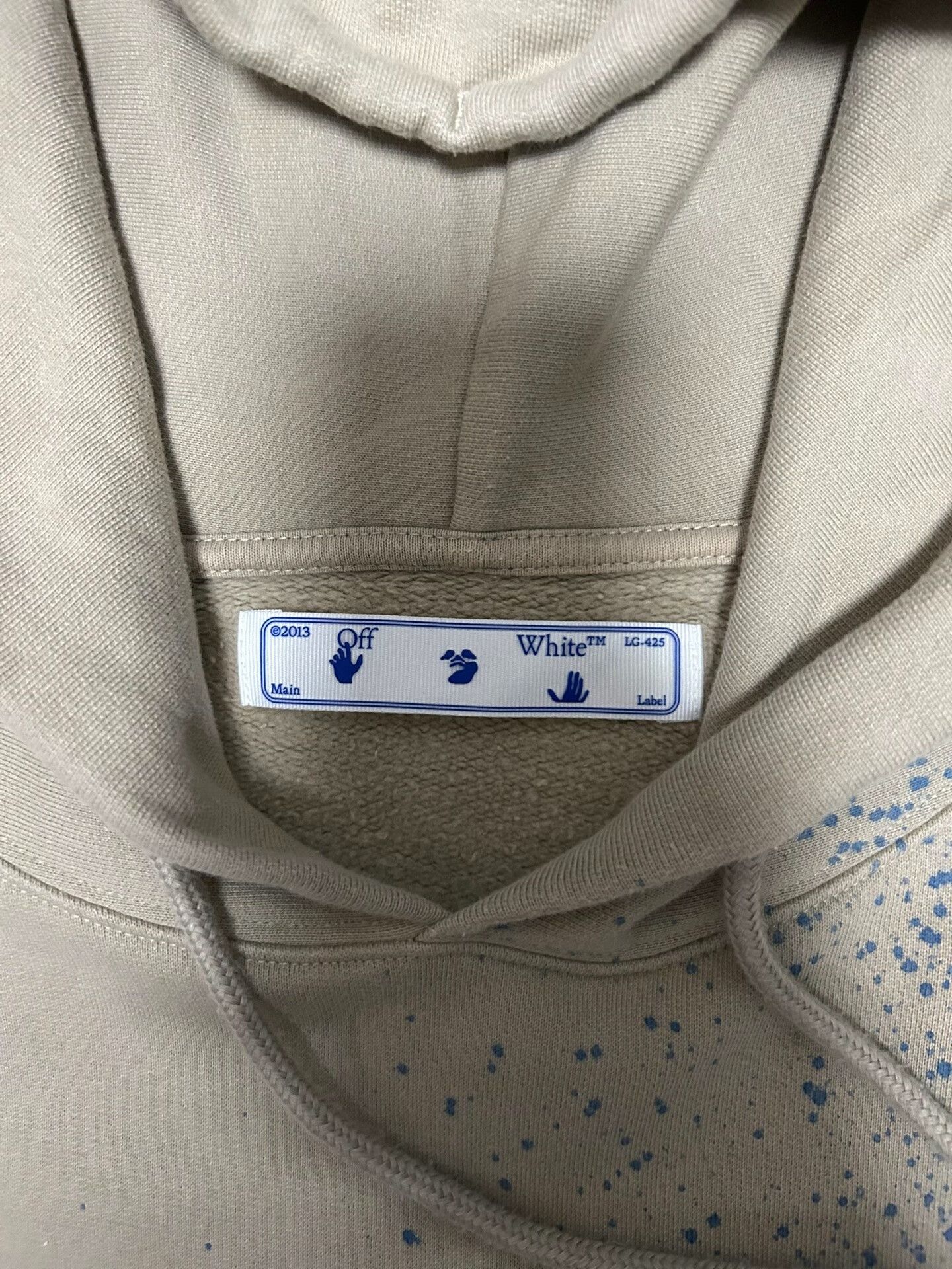 Off-White Off-White Beige Crewneck Sweatshirt Size US XL / EU 56 / 4 - 2 Thumbnail