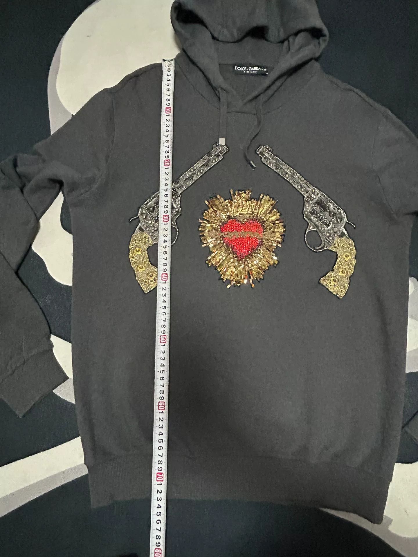 Dolce & Gabbana Dolce&Gabbana Embroidered Hoodie Sweater Size US M / EU 48-50 / 2 - 7 Thumbnail