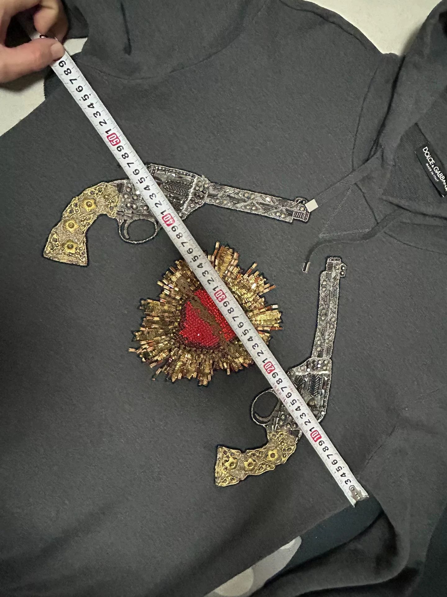 Dolce & Gabbana Dolce&Gabbana Embroidered Hoodie Sweater Size US M / EU 48-50 / 2 - 6 Thumbnail