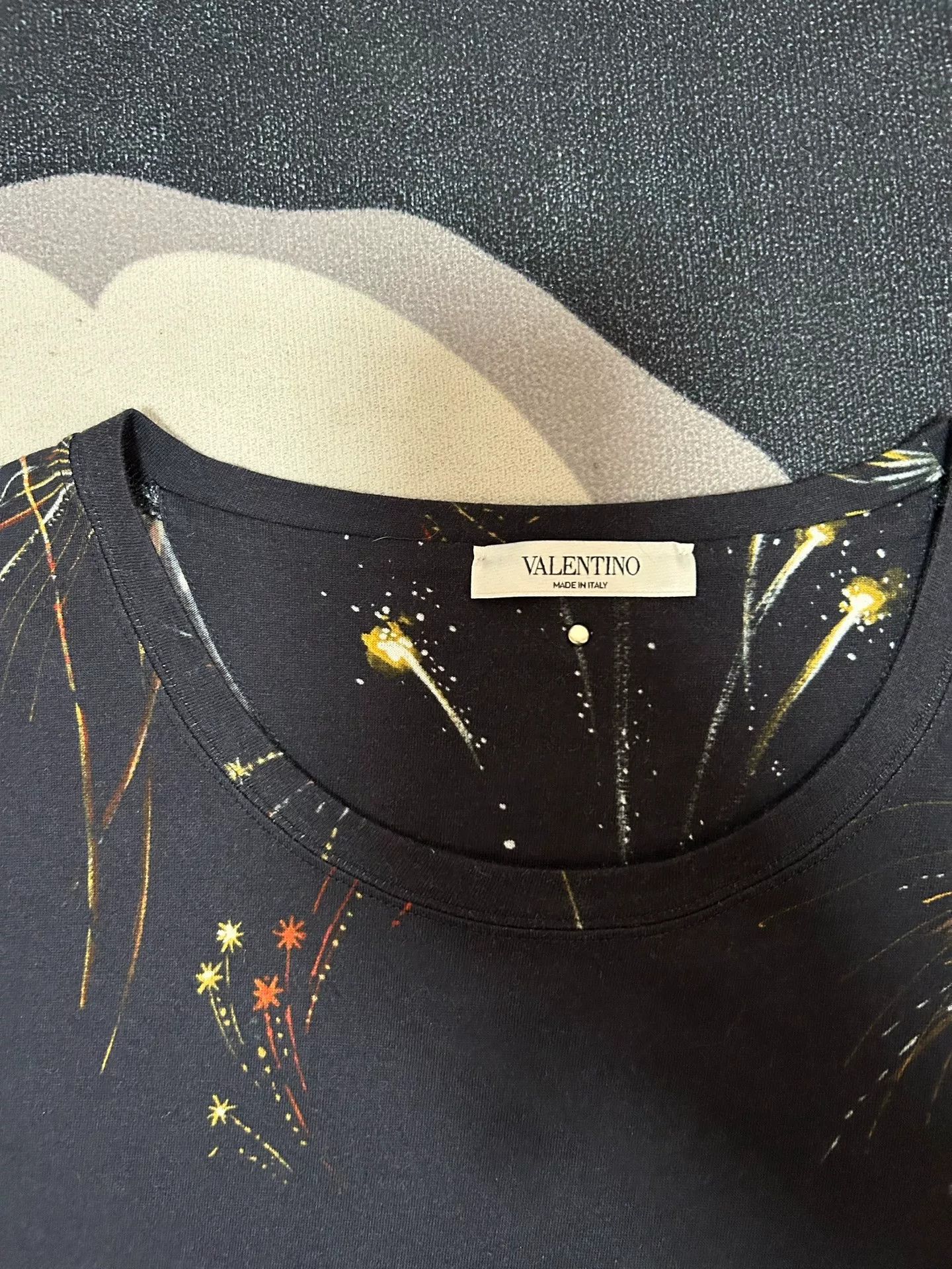 Valentino Valentino Short Sleeve Firework T-Shirt Size US L / EU 52-54 / 3 - 3 Thumbnail