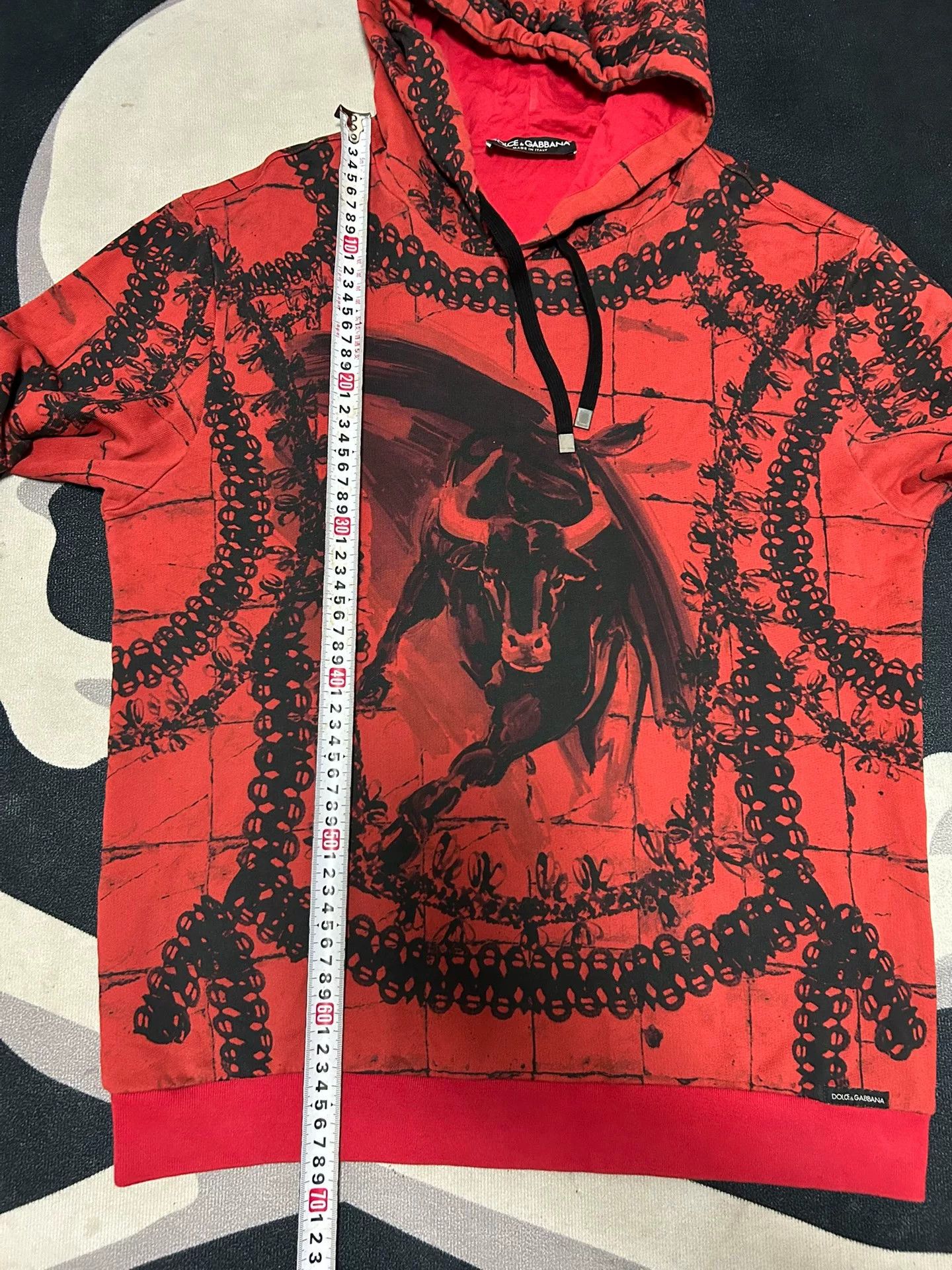 Dolce & Gabbana Dolce & Gabbana Bull Graphic Hoodie Size US M / EU 48-50 / 2 - 7 Thumbnail