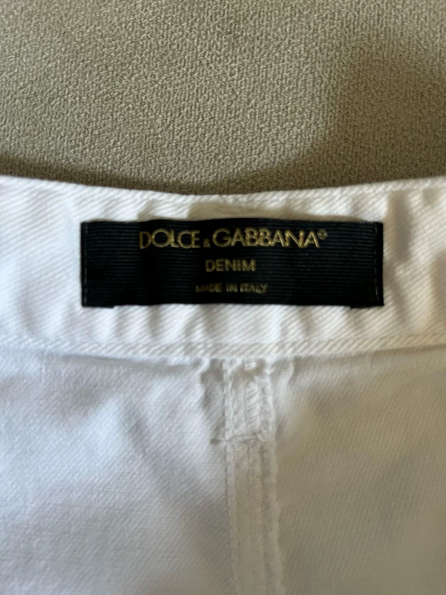Dolce & Gabbana Dolce Gabbana Denim Skirt Shorts for Women Size 38" / US 16 / IT 52 - 7 Thumbnail